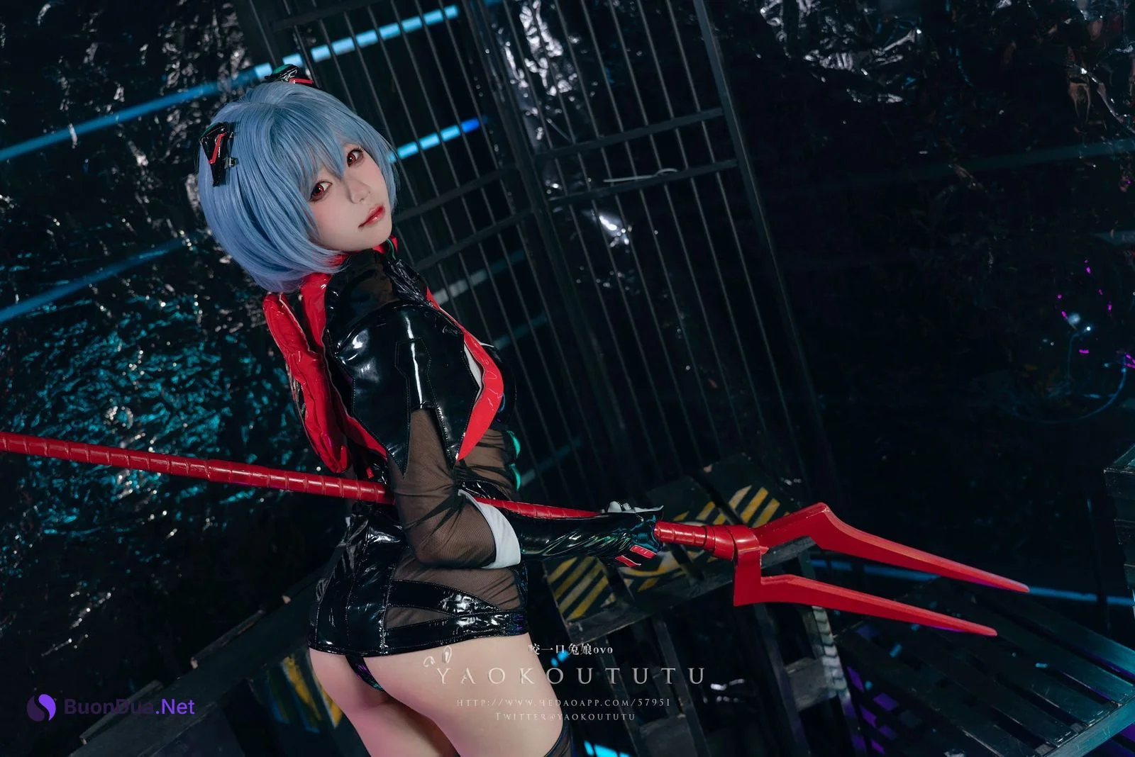 Coser@黏黏团子兔 – 『黑凌波』&小剧场 - Photo 17