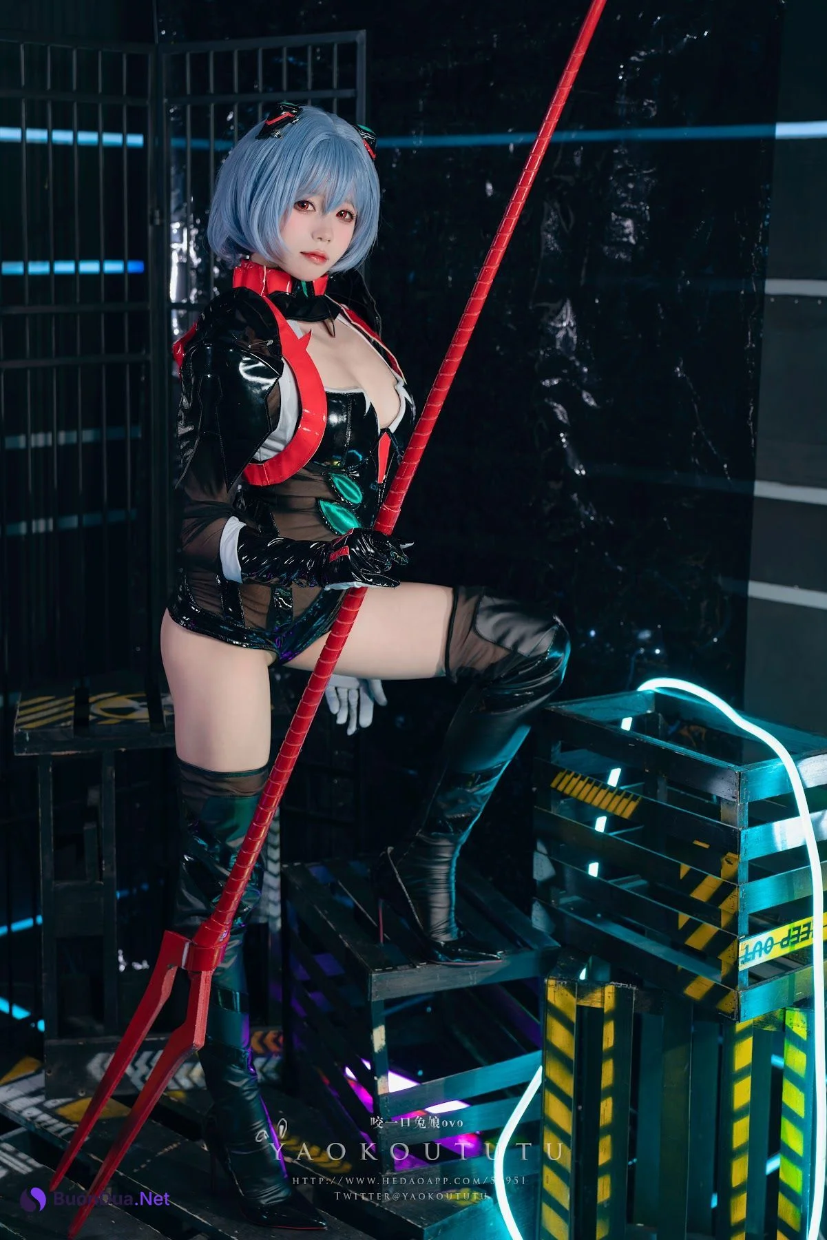 Coser@黏黏团子兔 – 『黑凌波』&小剧场 - Photo 18