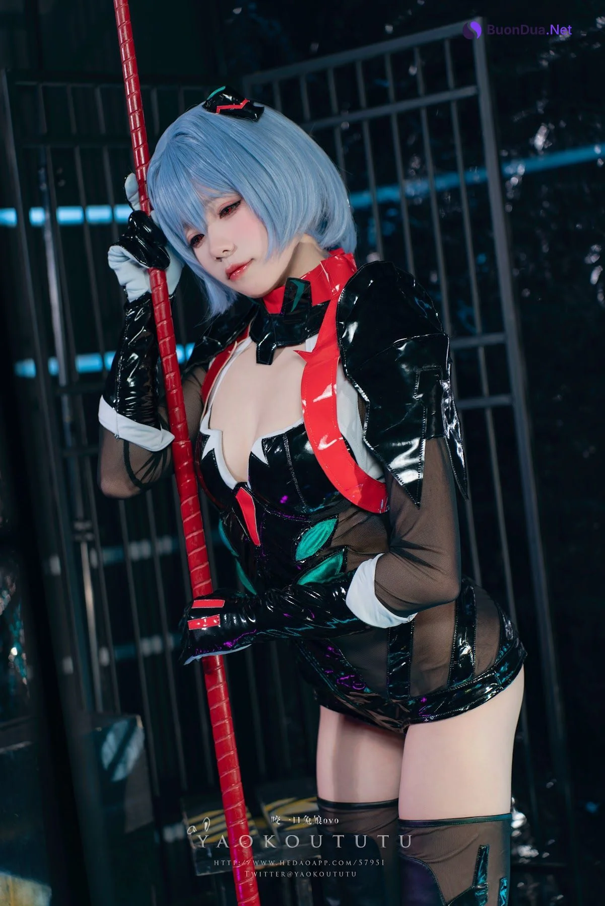 Coser@黏黏团子兔 – 『黑凌波』&小剧场 - Photo 6