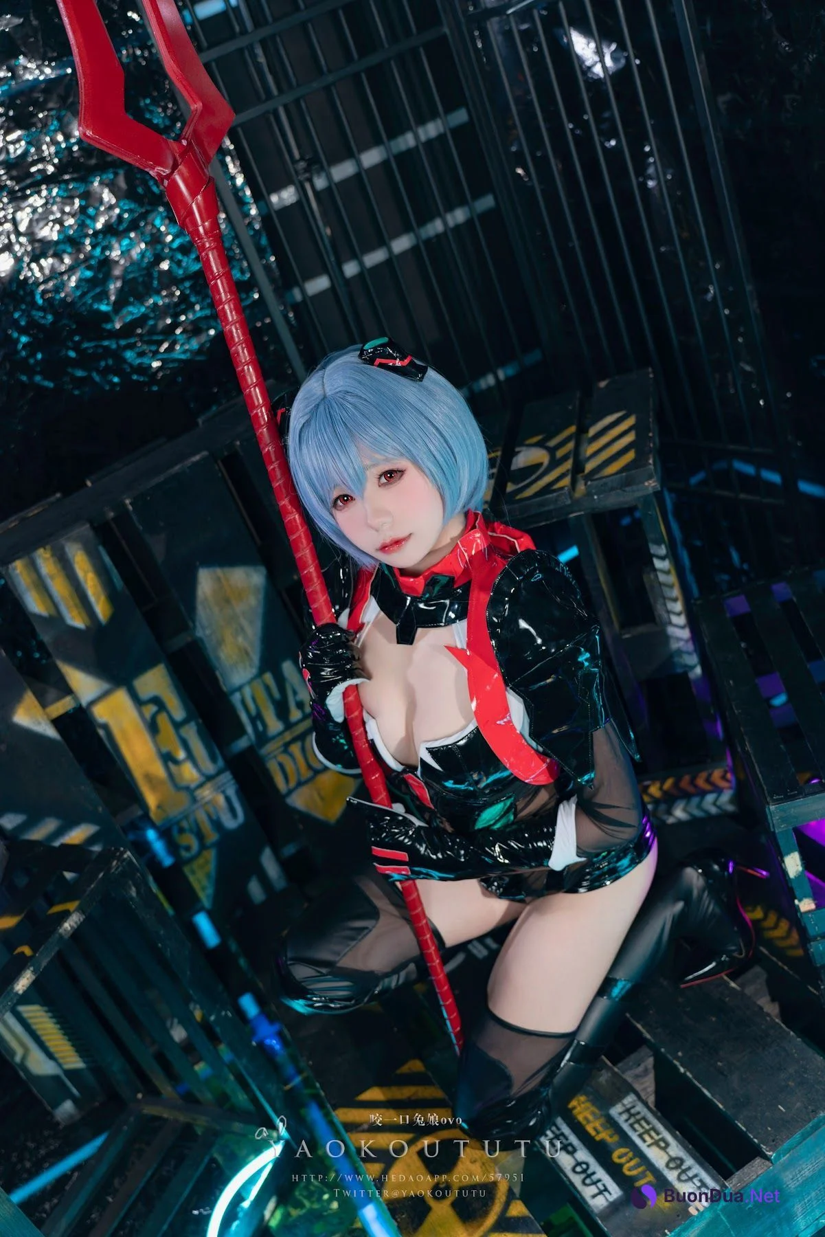 Coser@黏黏团子兔 – 『黑凌波』&小剧场 - Photo 9