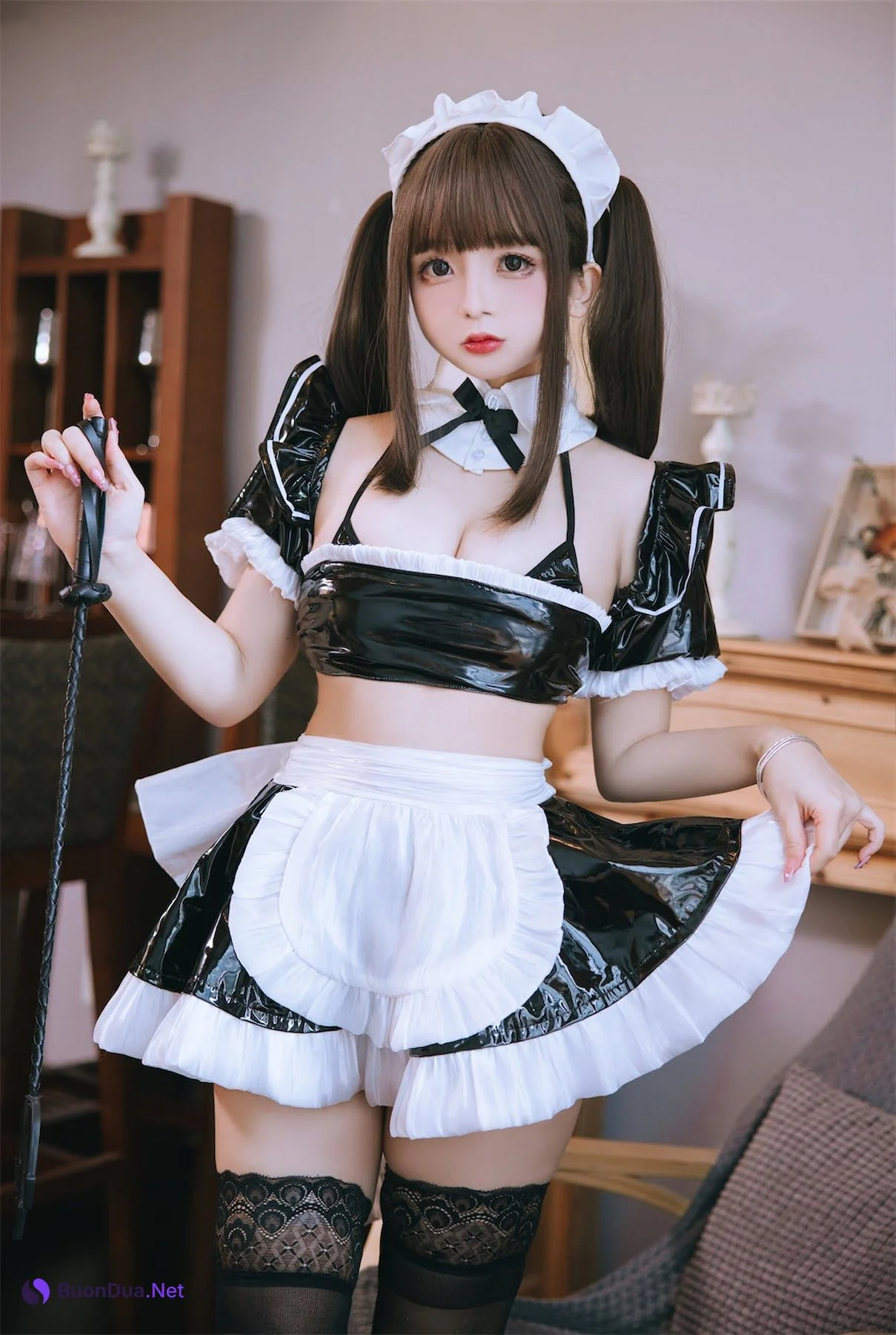 Coser@日奈娇 – 皮质女仆 - Photo 8