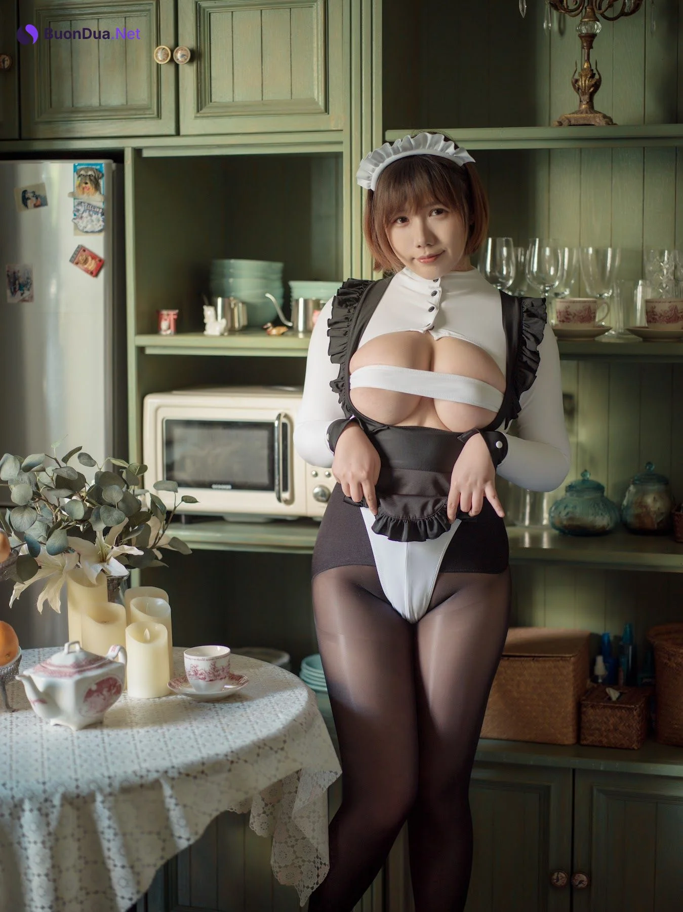 Coser@麻花麻花酱 – 女仆系列 - รูปภาพ 39