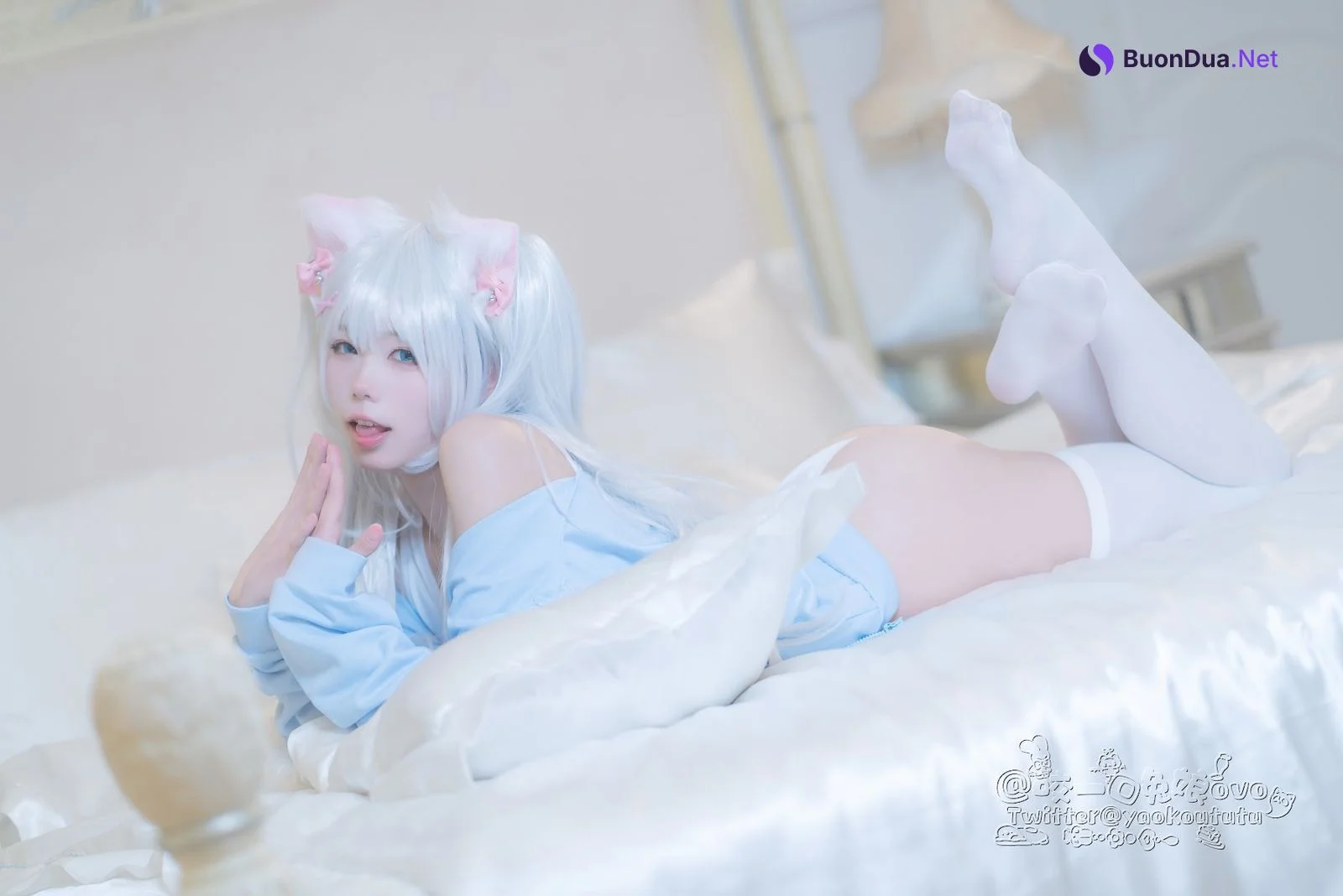 Coser@黏黏团子兔 – 做你的猫 - Photo 15