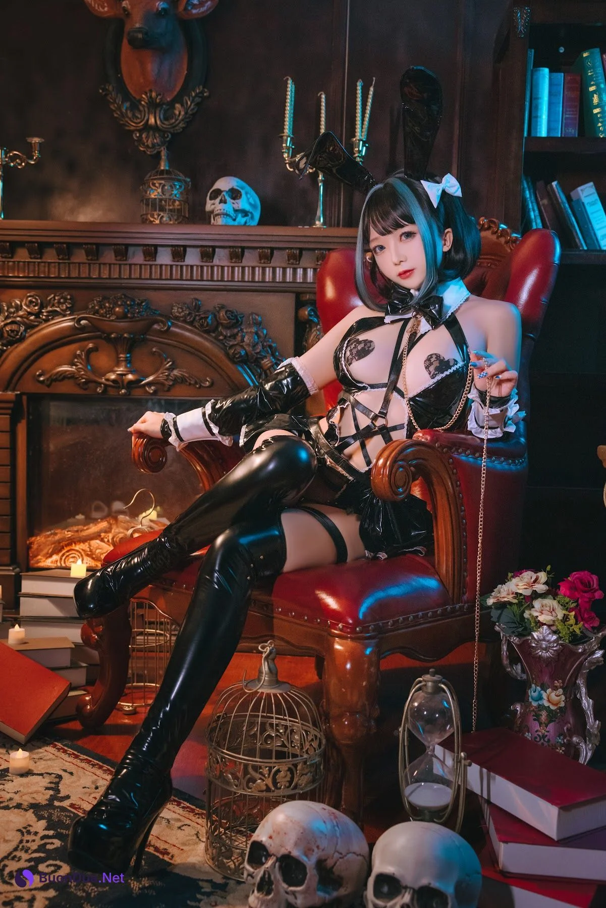 Coser@日奈娇 – 万圣恶魔皮衣 - รูปภาพ 13