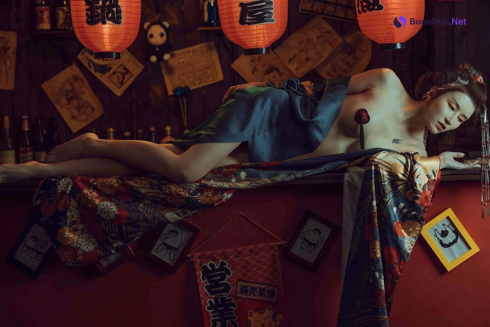 Coser@鹿八岁 – 酒醉的和服少女 - รูปภาพ 10