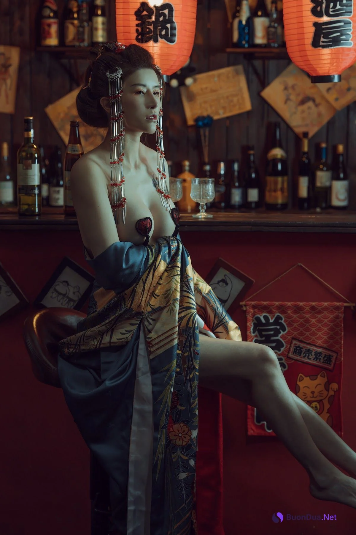 Coser@鹿八岁 – 酒醉的和服少女 - รูปภาพ 15