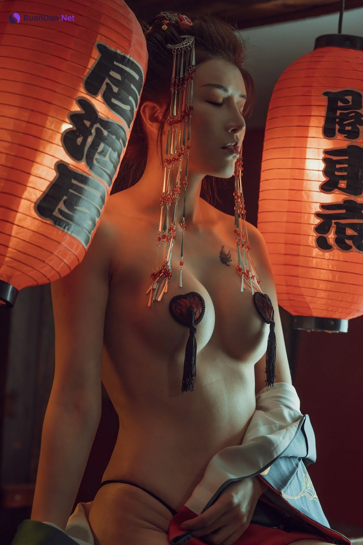 Coser@鹿八岁 – 酒醉的和服少女 - รูปภาพ 8