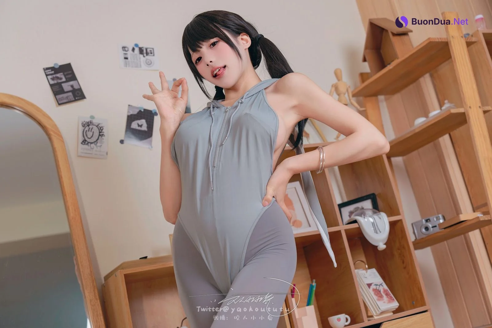 Coser@黏黏团子兔 – 小灰兔 - รูปภาพ 13