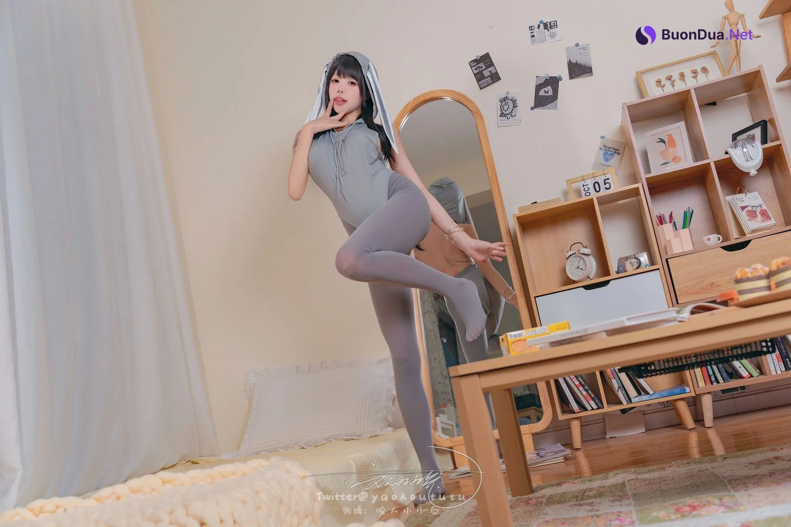 Coser@黏黏团子兔 – 小灰兔 - รูปภาพ 2