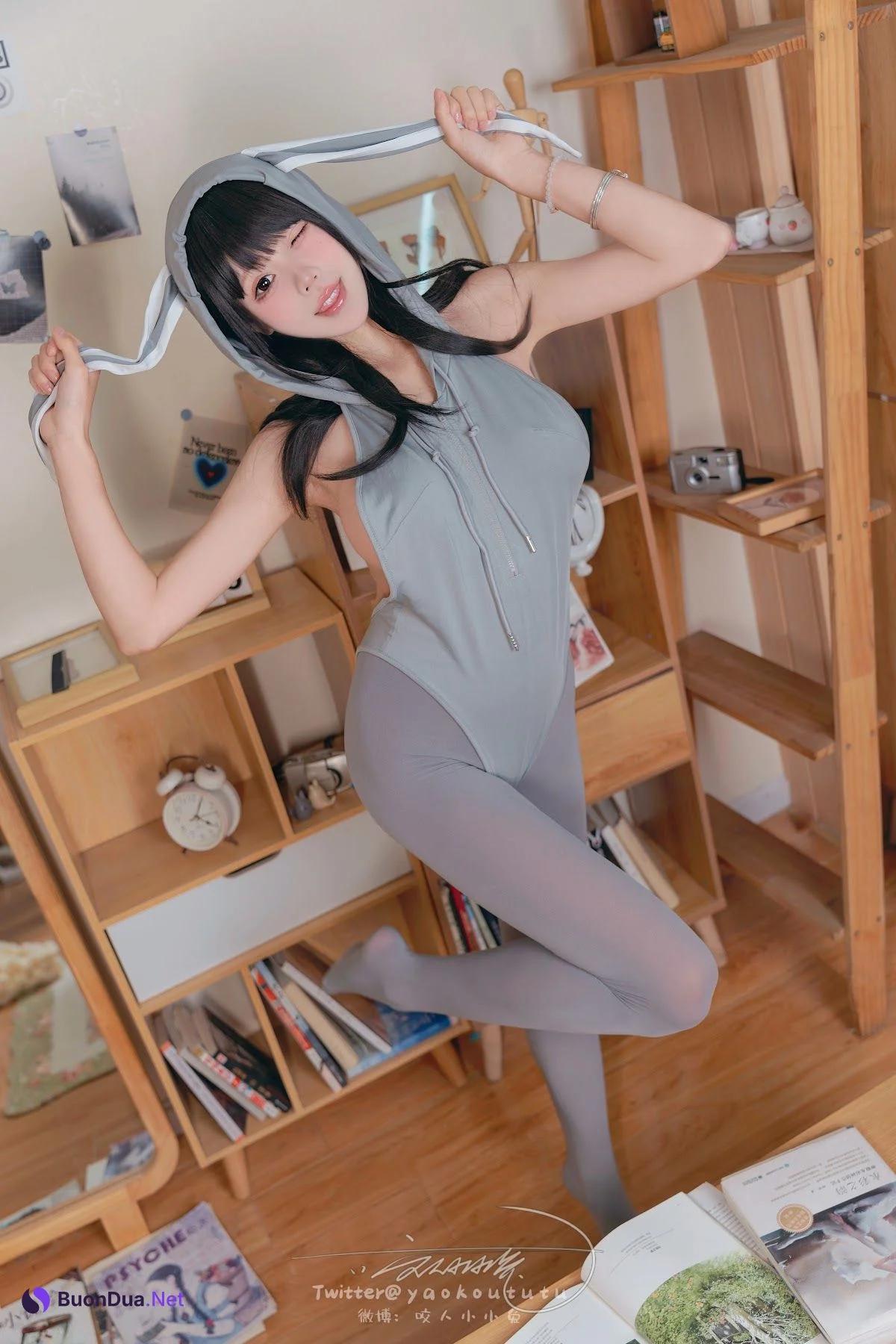 Coser@黏黏团子兔 – 小灰兔 - รูปภาพ 6