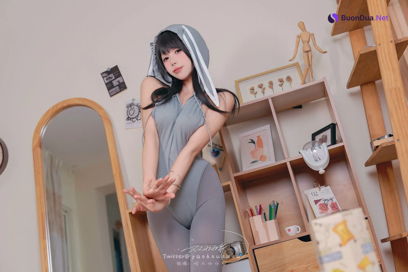 Coser@黏黏团子兔 – 小灰兔 - รูปภาพ 8