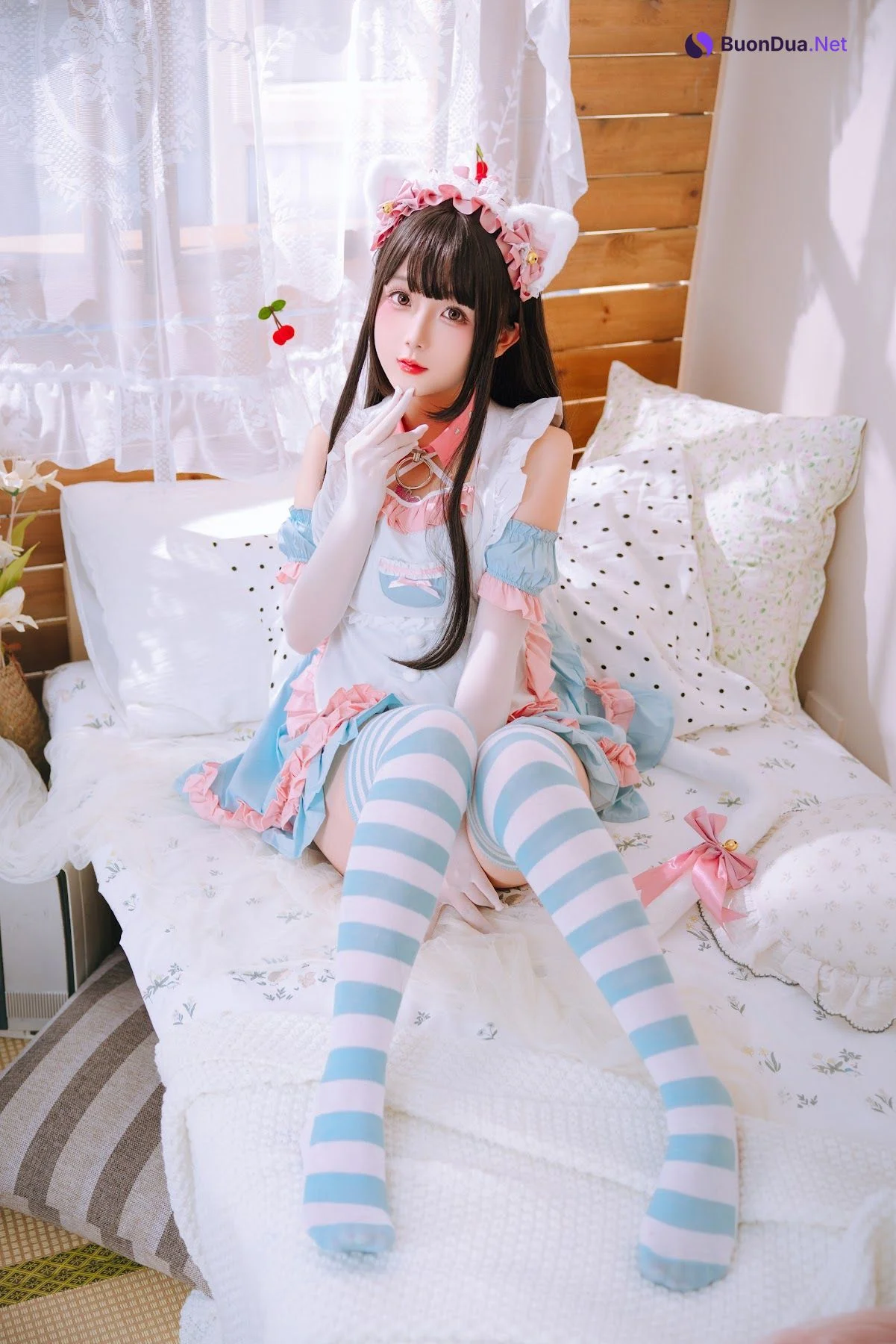 Coser@日奈娇 – 兔尾女仆 - 写真 15
