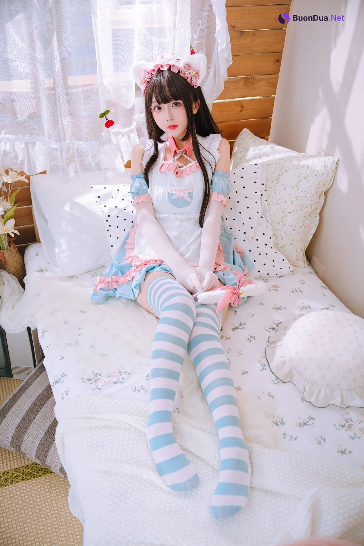Coser@日奈娇 – 兔尾女仆 - 写真 17