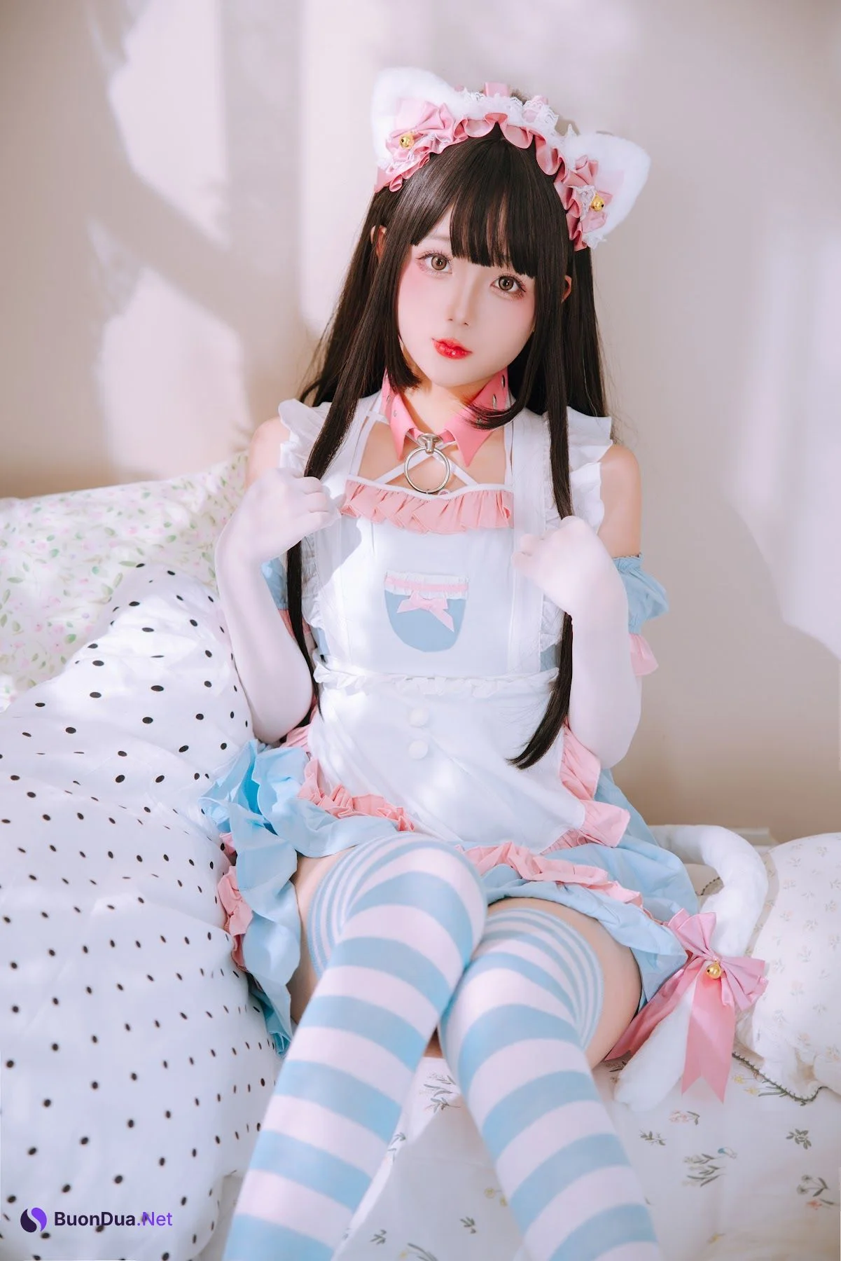 Coser@日奈娇 – 兔尾女仆 - 写真 19