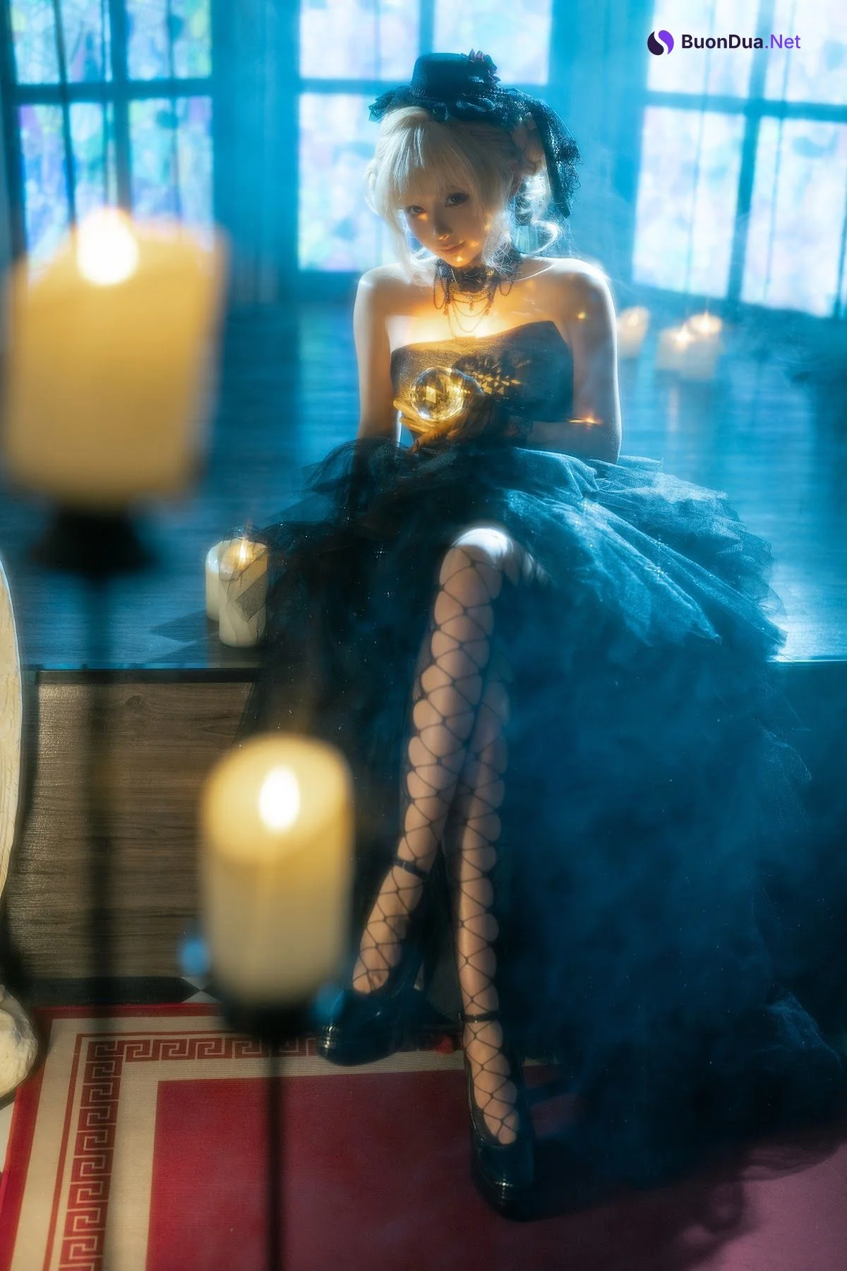 Coser@蠢沫沫 (chunmomo) – 黑婚纱 - Photo 2