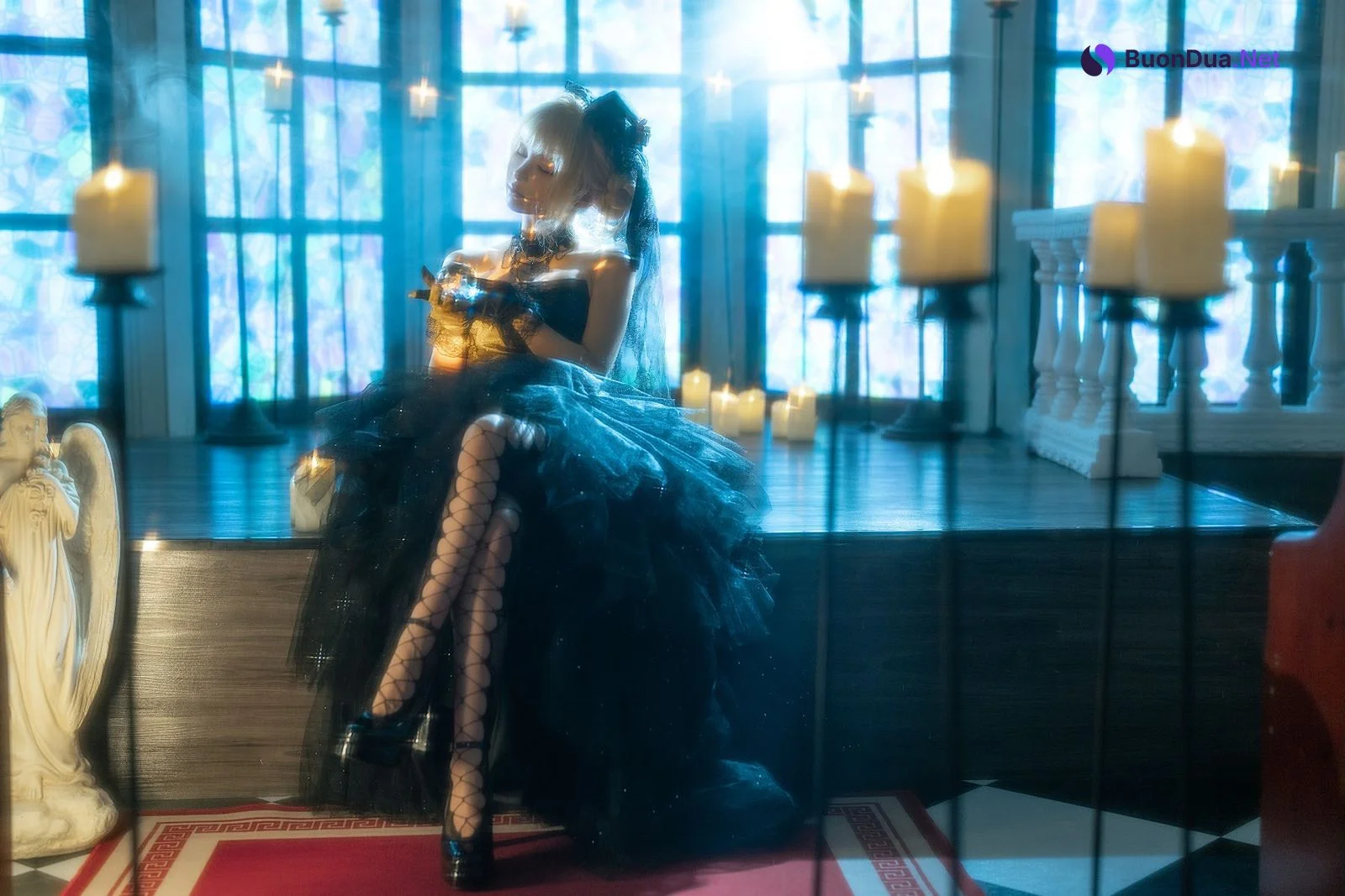 Coser@蠢沫沫 (chunmomo) – 黑婚纱 - Photo 3