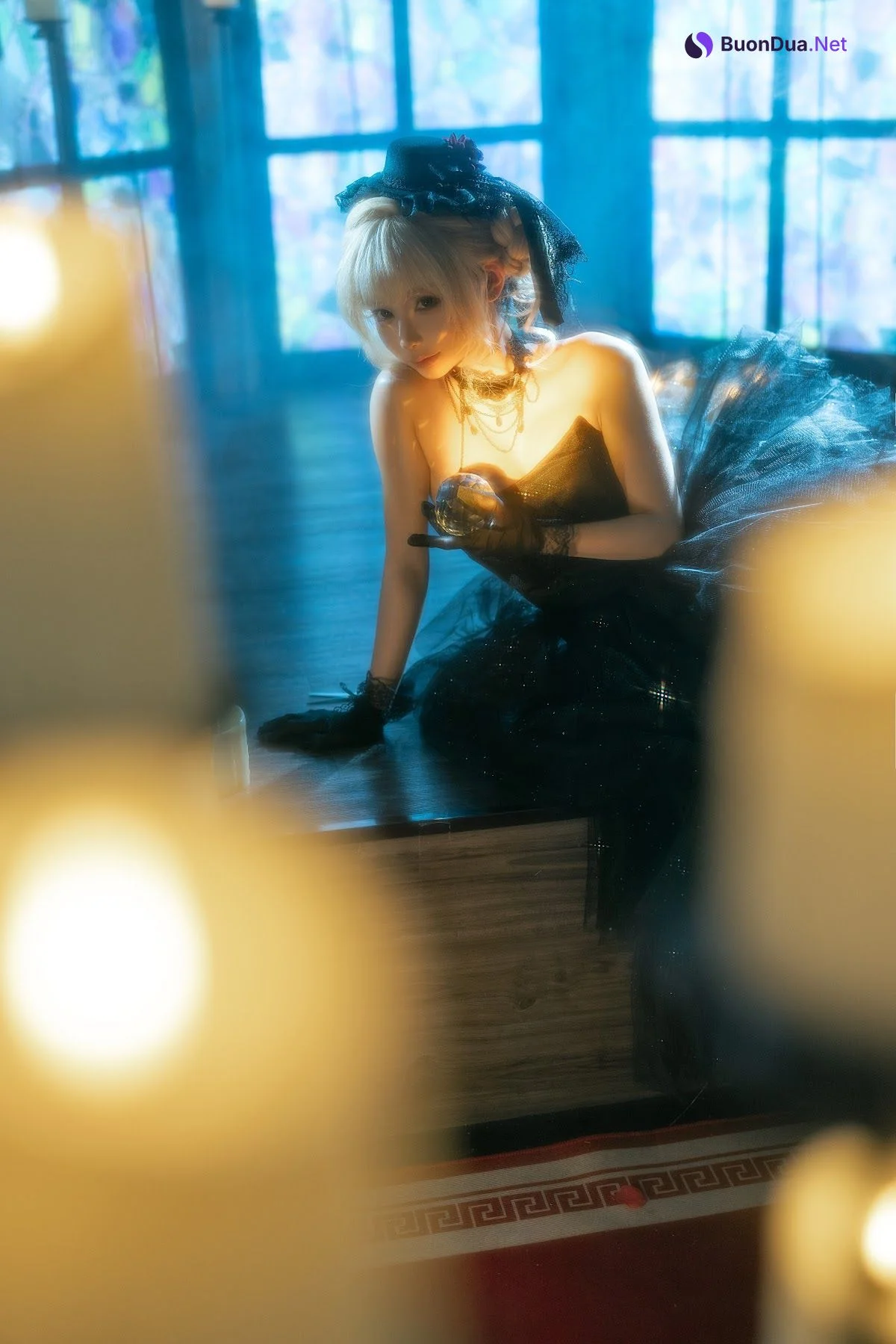 Coser@蠢沫沫 (chunmomo) – 黑婚纱 - Photo 4