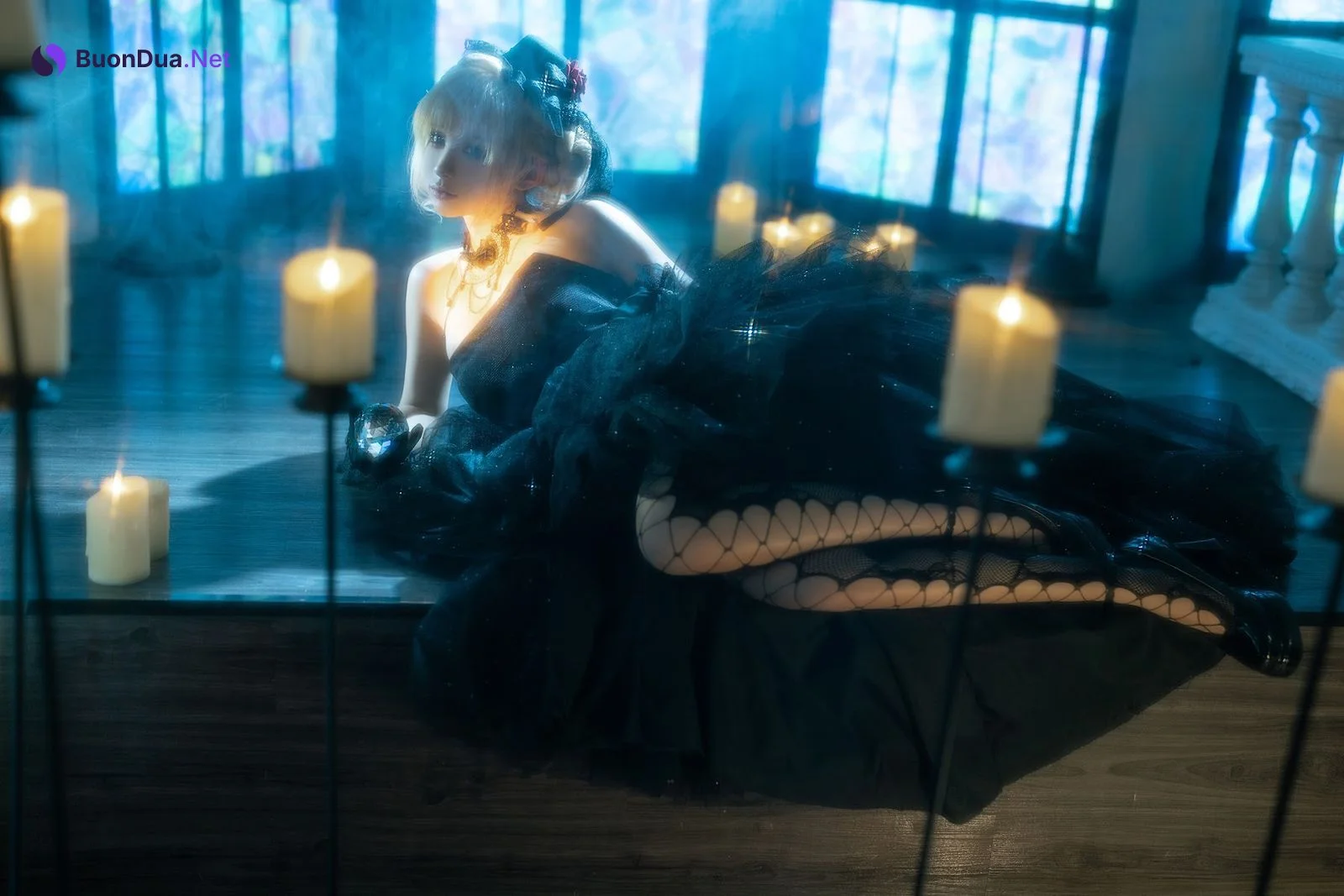 Coser@蠢沫沫 (chunmomo) – 黑婚纱 - Photo 5