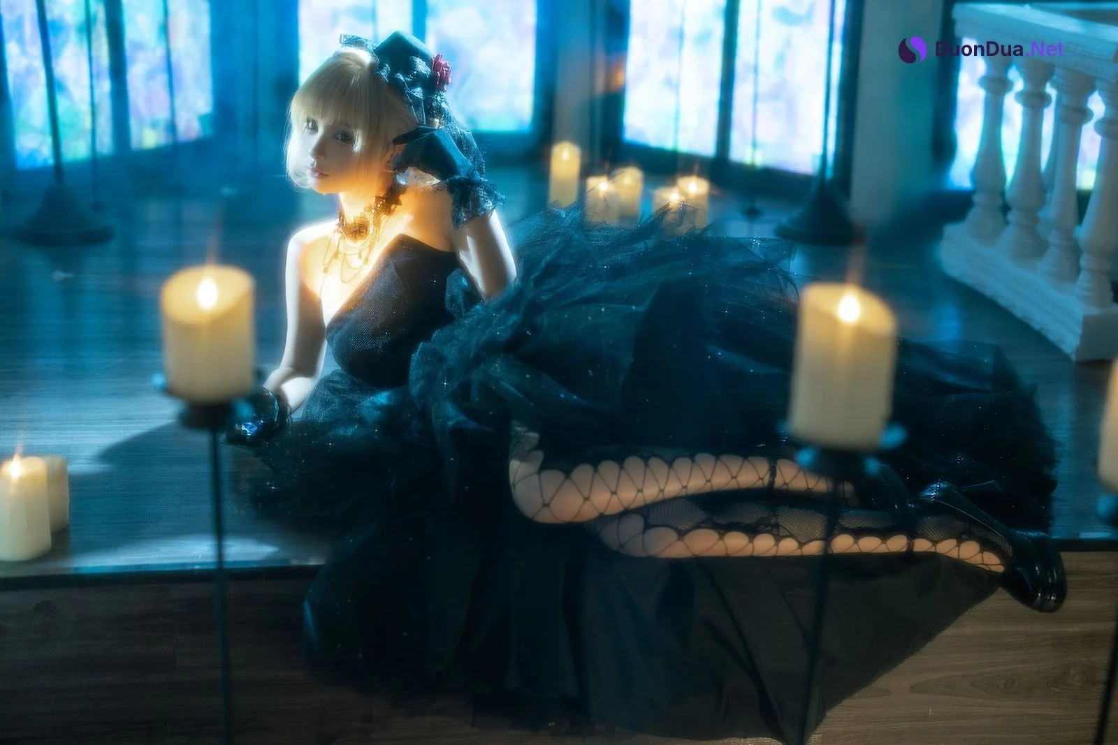 Coser@蠢沫沫 (chunmomo) – 黑婚纱 - Photo 7