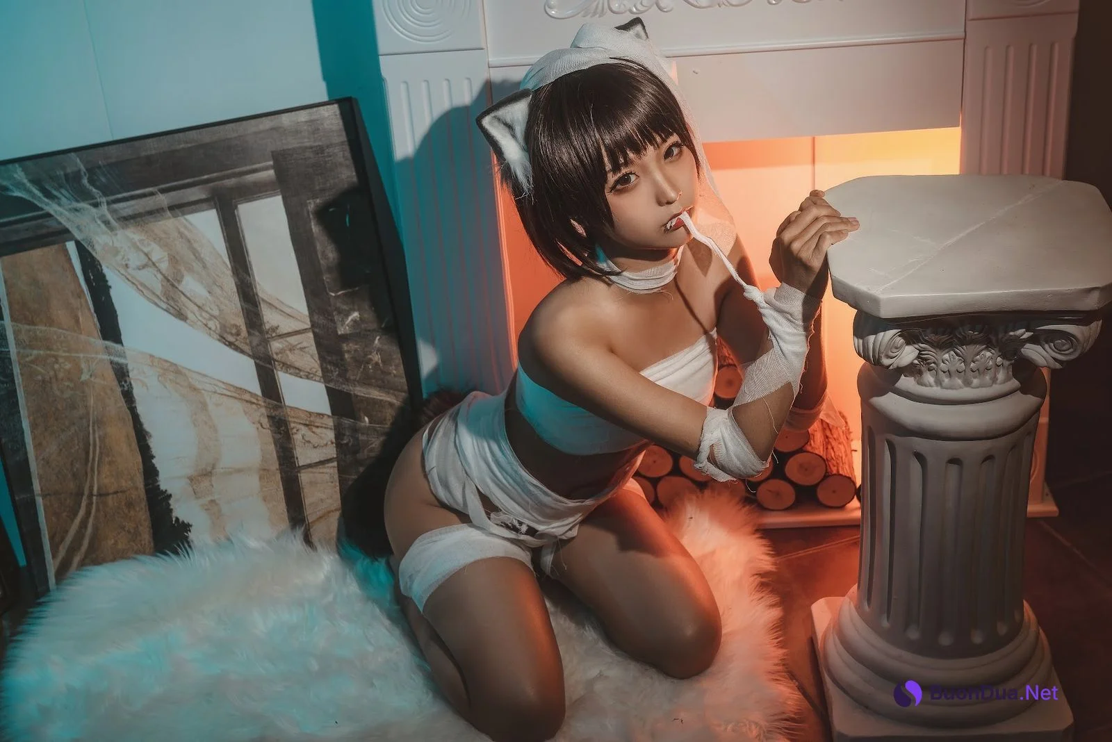 Coser@蠢沫沫 (chunmomo) Vol.056 绷带猫 - Photo 16