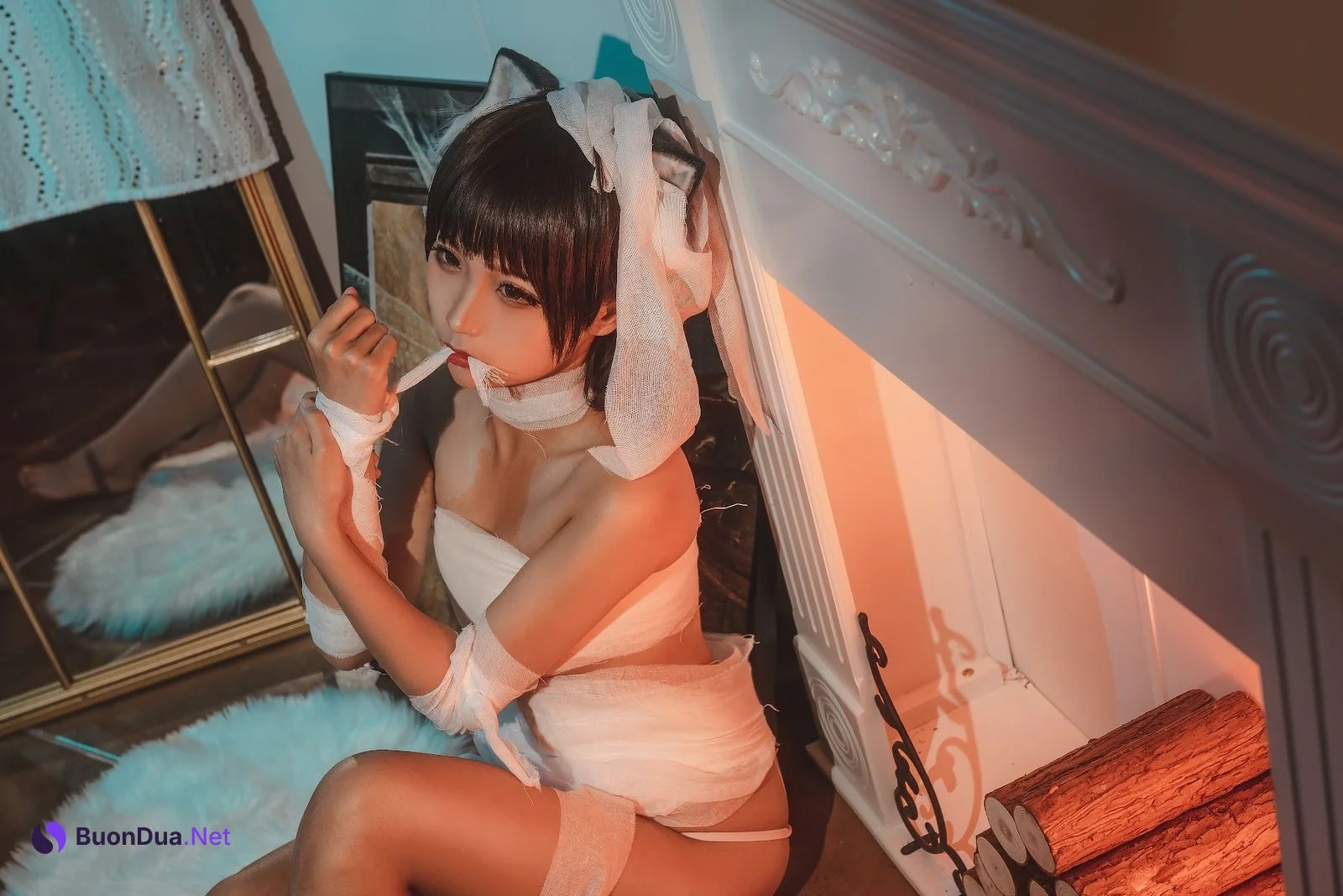 Coser@蠢沫沫 (chunmomo) Vol.056 绷带猫 - Photo 20