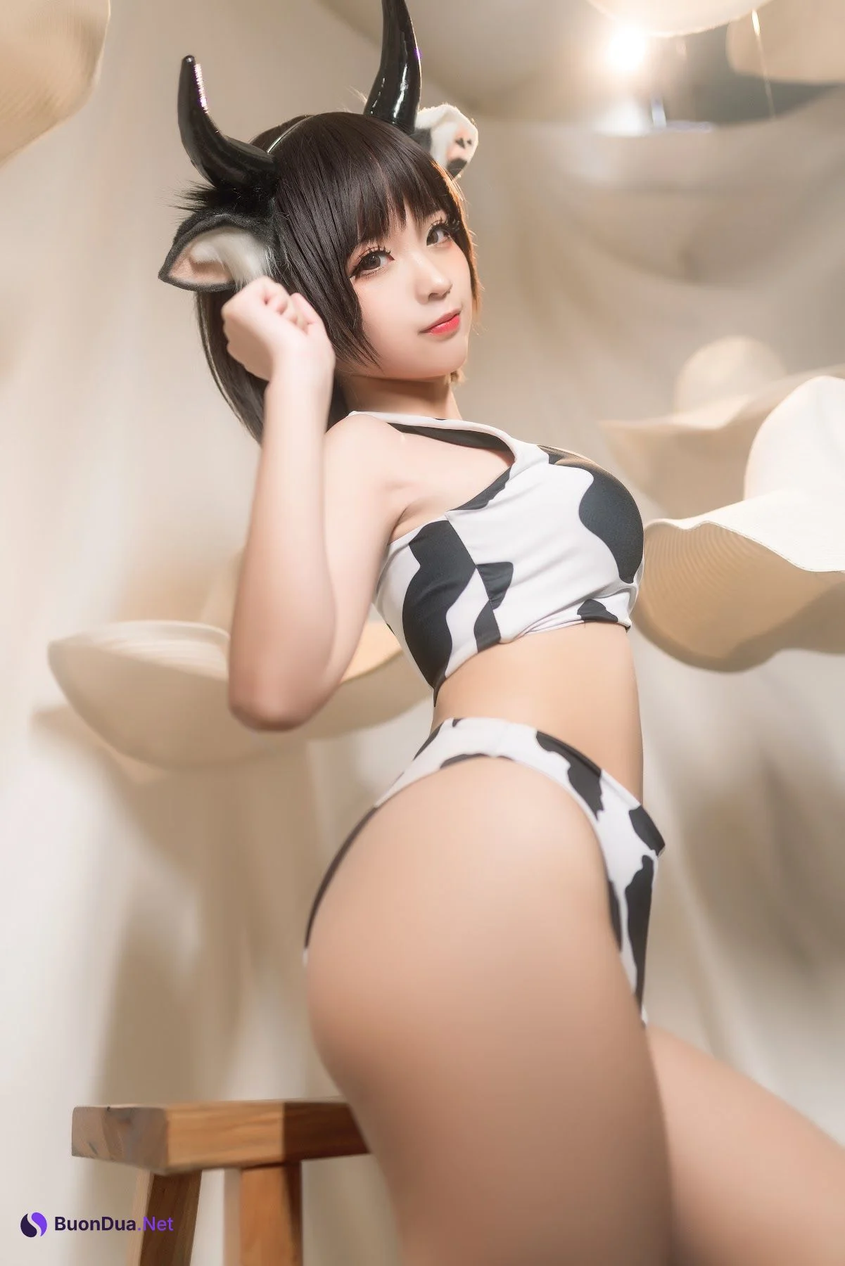 Coser@蠢沫沫 (chunmomo) Vol.081 花花牛 - Photo 15