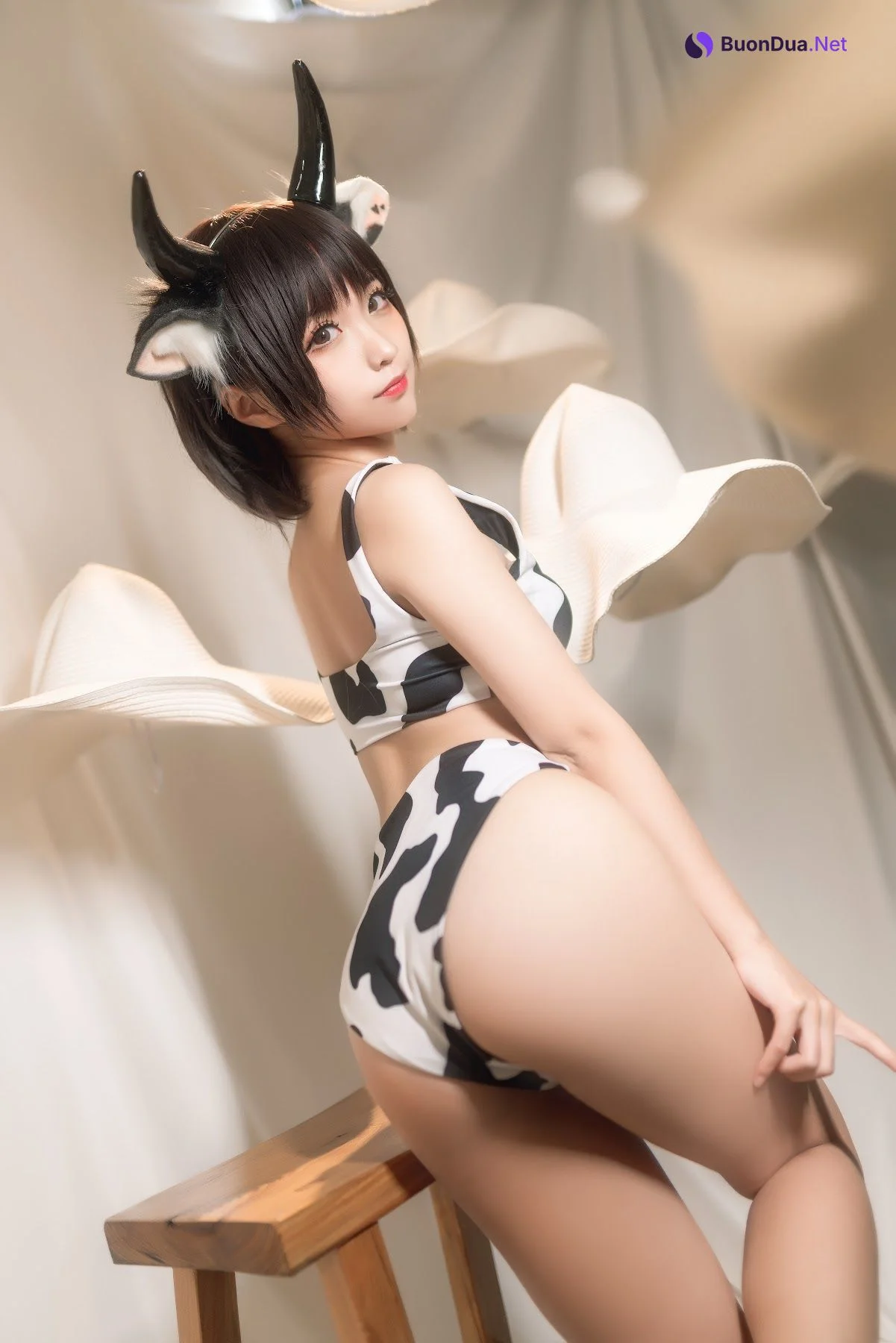 Coser@蠢沫沫 (chunmomo) Vol.081 花花牛 - Photo 18