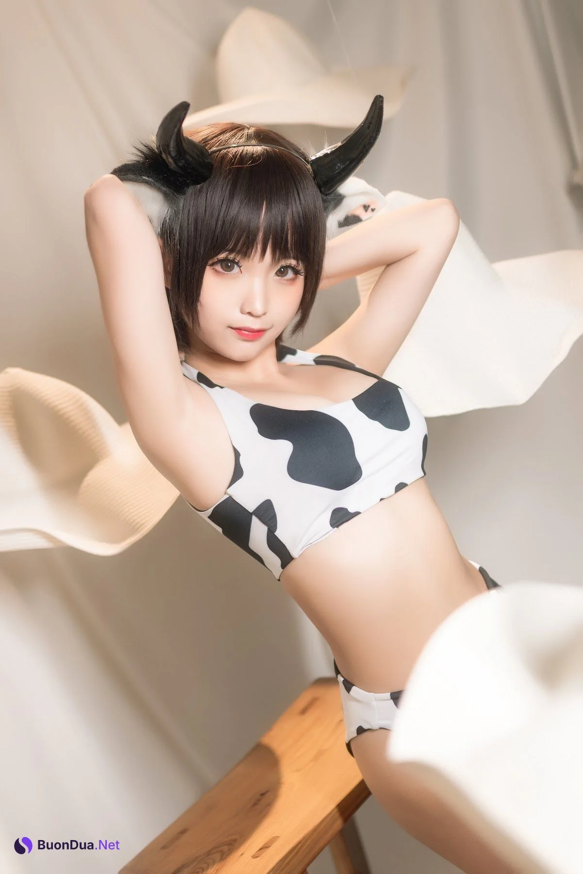 Coser@蠢沫沫 (chunmomo) Vol.081 花花牛 - Photo 20
