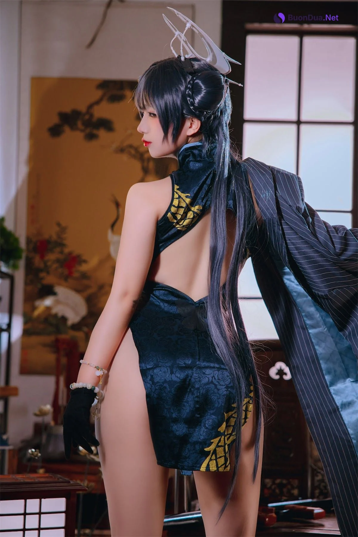 Coser@日奈娇 – 碧蓝档案妃咲 - 照片 15