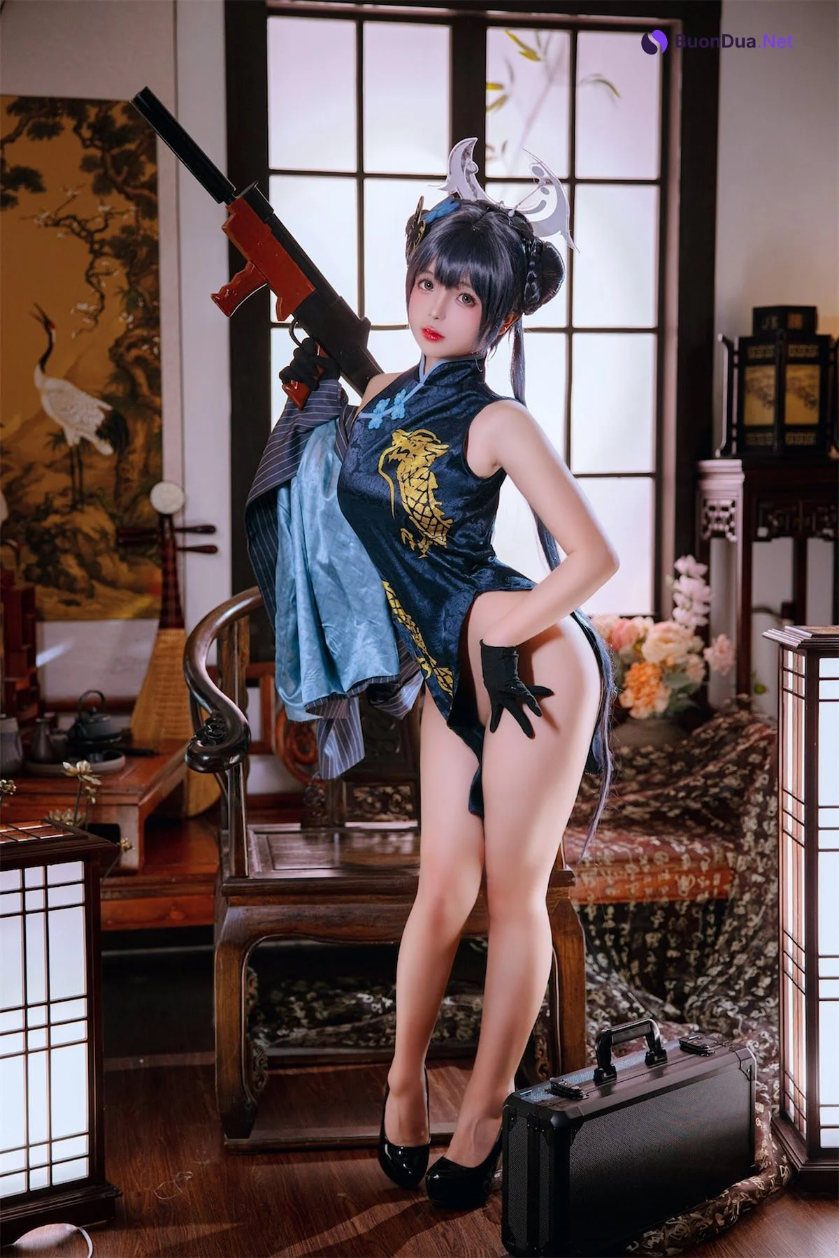 Coser@日奈娇 – 碧蓝档案妃咲 - 照片 5