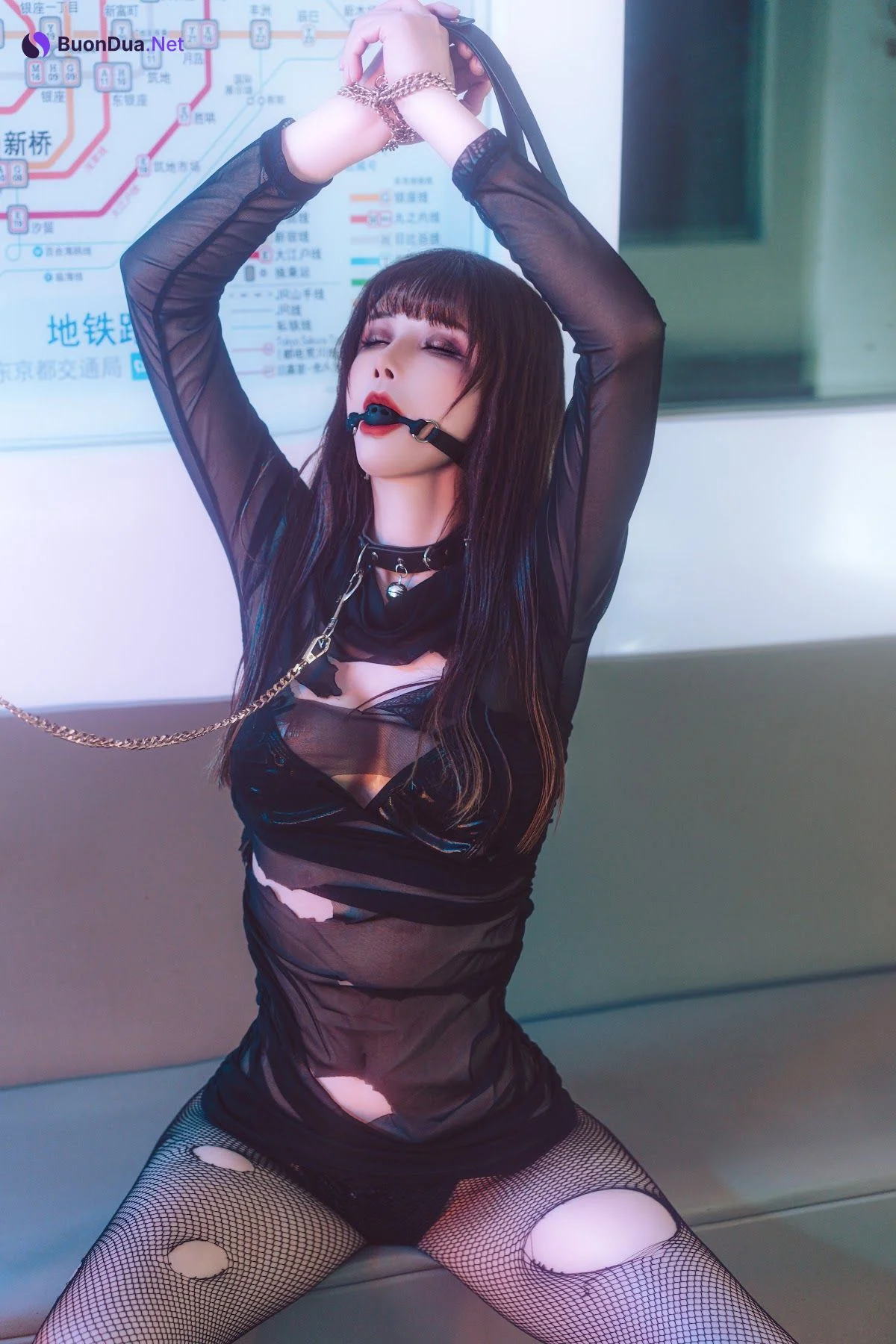 Coser@鹿八岁 – 地铁の调教 - รูปภาพ 35