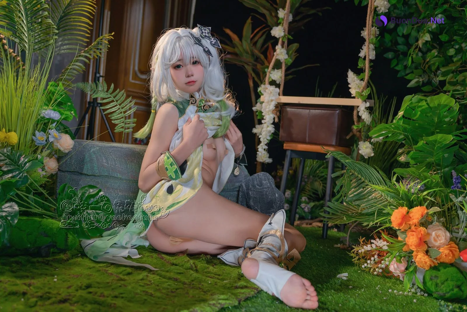 Coser@黏黏团子兔 – 万年萝莉纳西妲 - Photo 15