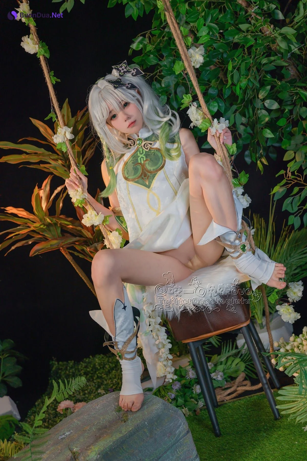 Coser@黏黏团子兔 – 万年萝莉纳西妲 - Photo 20
