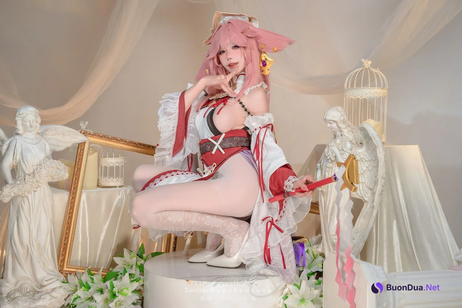 Coser@黏黏团子兔 – 春江水暖 神子贺岁 - 照片 10