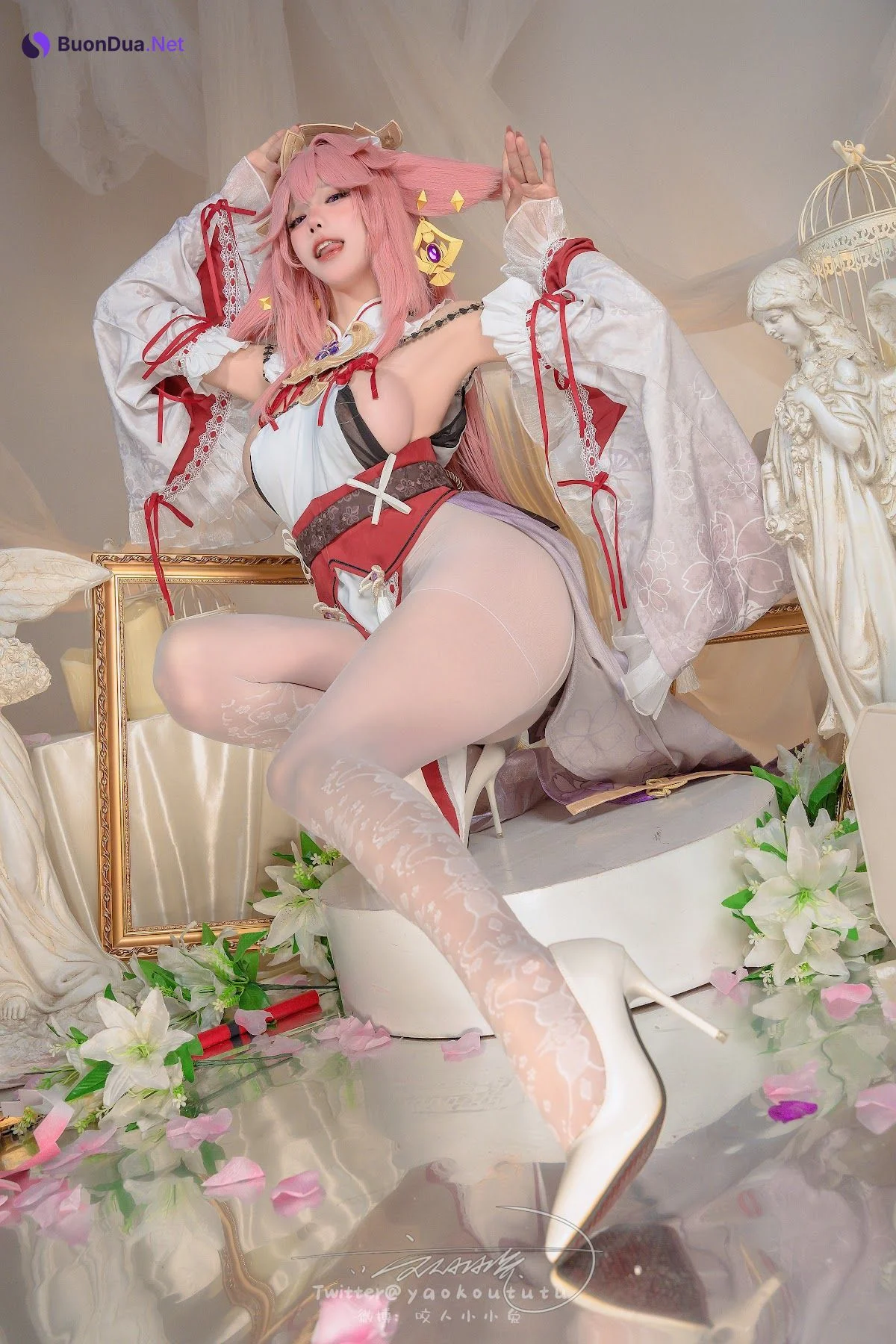 Coser@黏黏团子兔 – 春江水暖 神子贺岁 - 照片 14