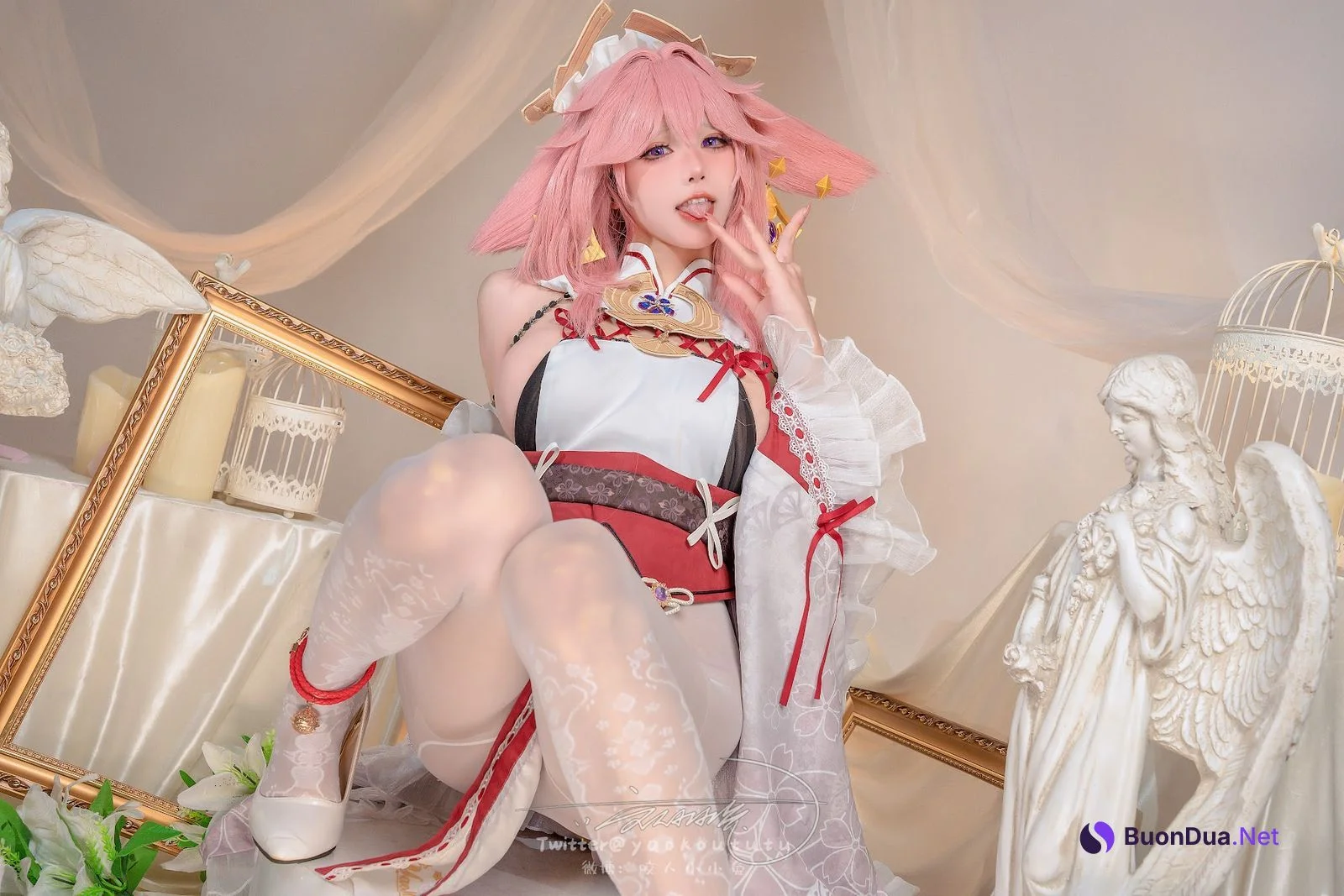 Coser@黏黏团子兔 – 春江水暖 神子贺岁 - 照片 15