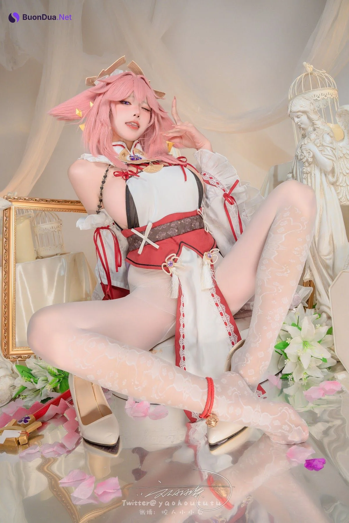 Coser@黏黏团子兔 – 春江水暖 神子贺岁 - 照片 17