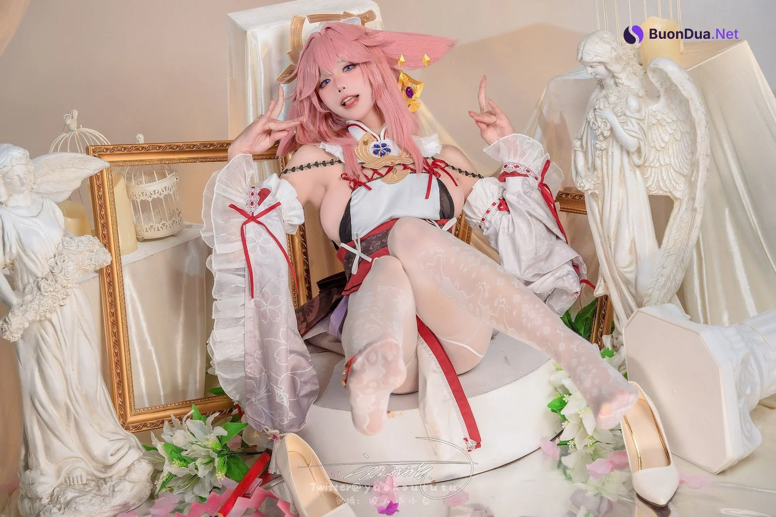 Coser@黏黏团子兔 – 春江水暖 神子贺岁 - 照片 19