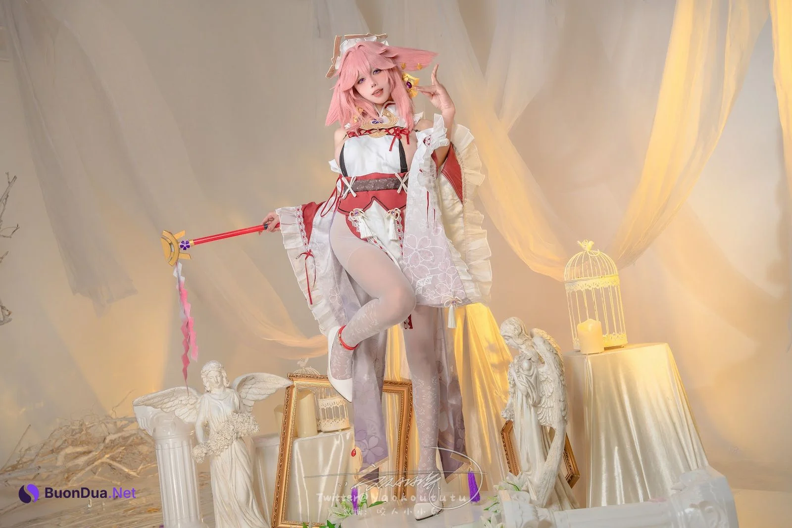 Coser@黏黏团子兔 – 春江水暖 神子贺岁 - 照片 2