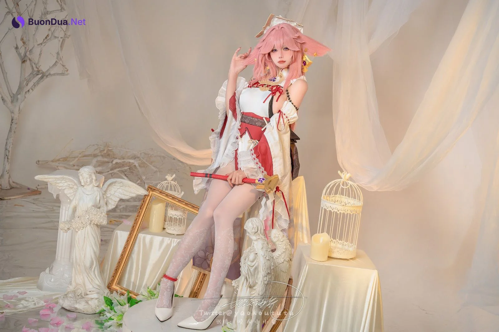 Coser@黏黏团子兔 – 春江水暖 神子贺岁 - 照片 4