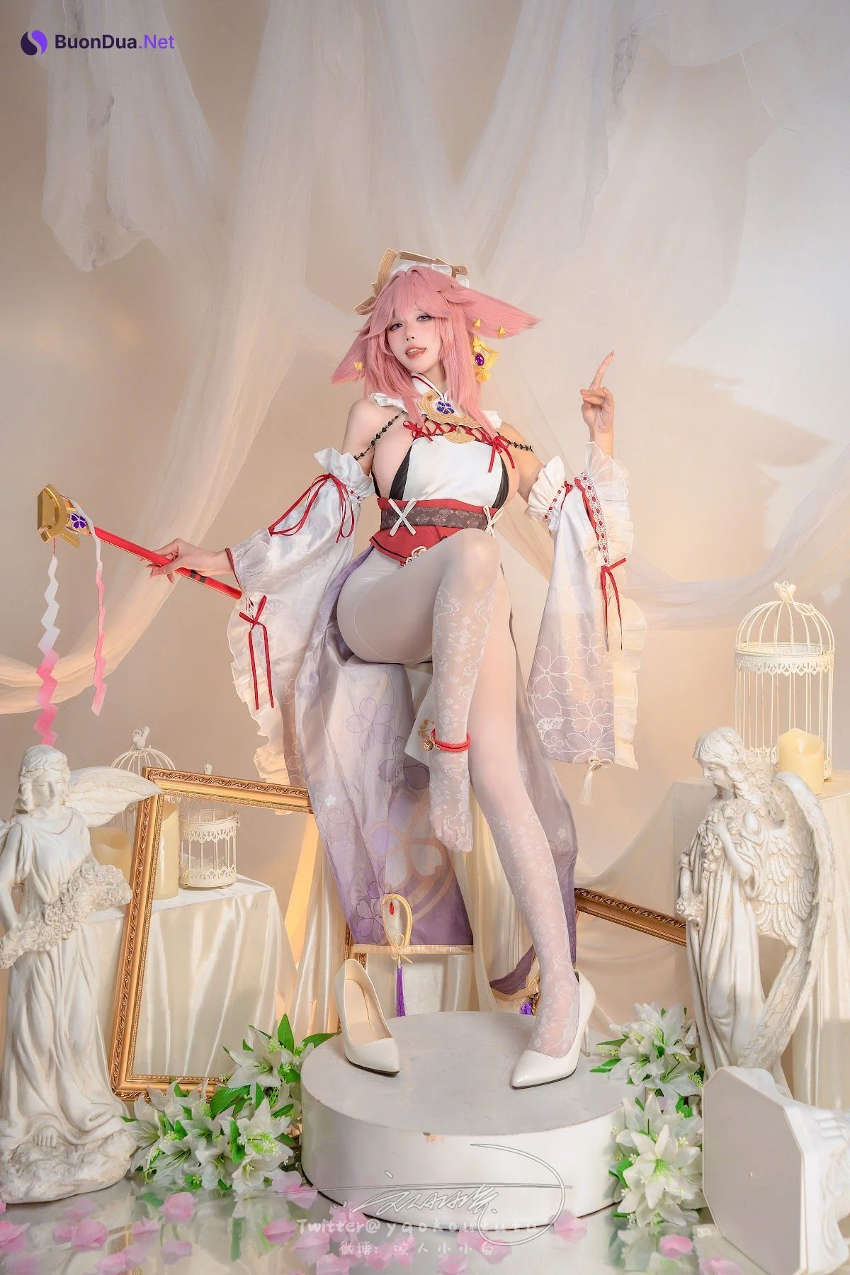 Coser@黏黏团子兔 – 春江水暖 神子贺岁 - 照片 6