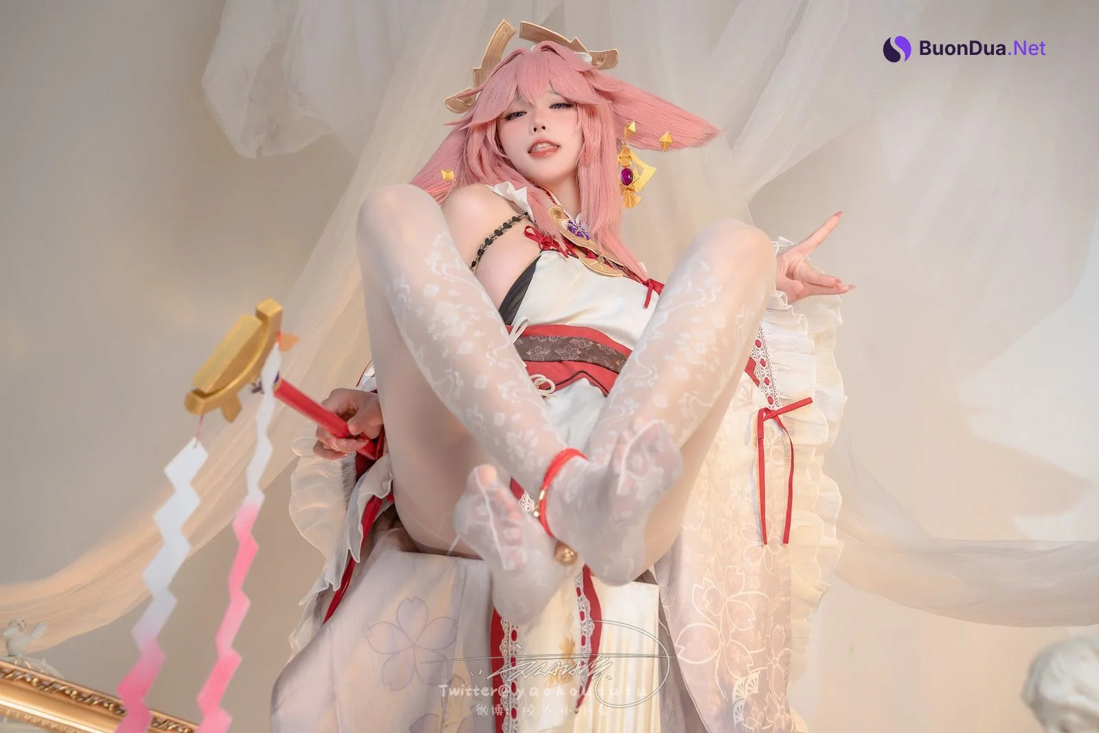 Coser@黏黏团子兔 – 春江水暖 神子贺岁 - 照片 7