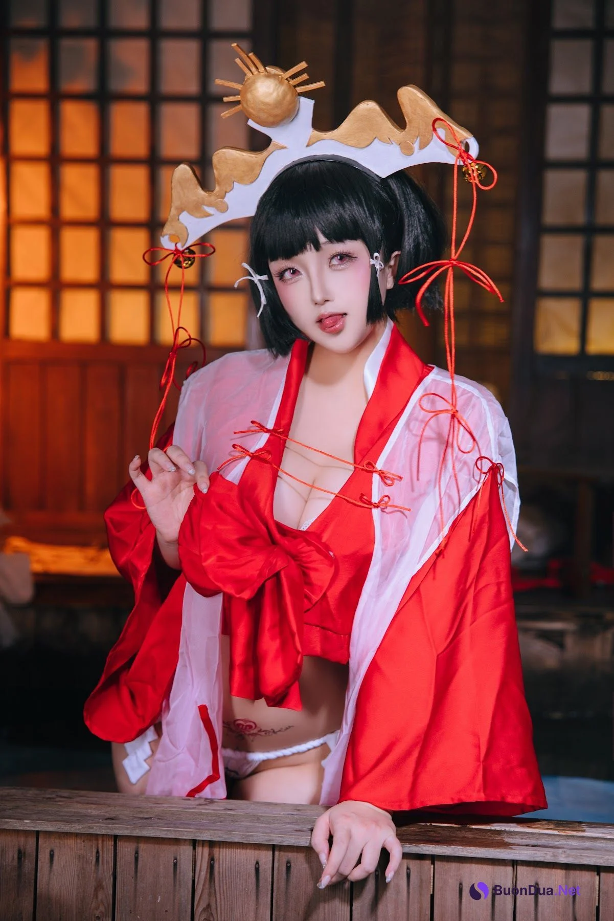 Coser@日奈娇 – 辉夜巫女 - 사진 18