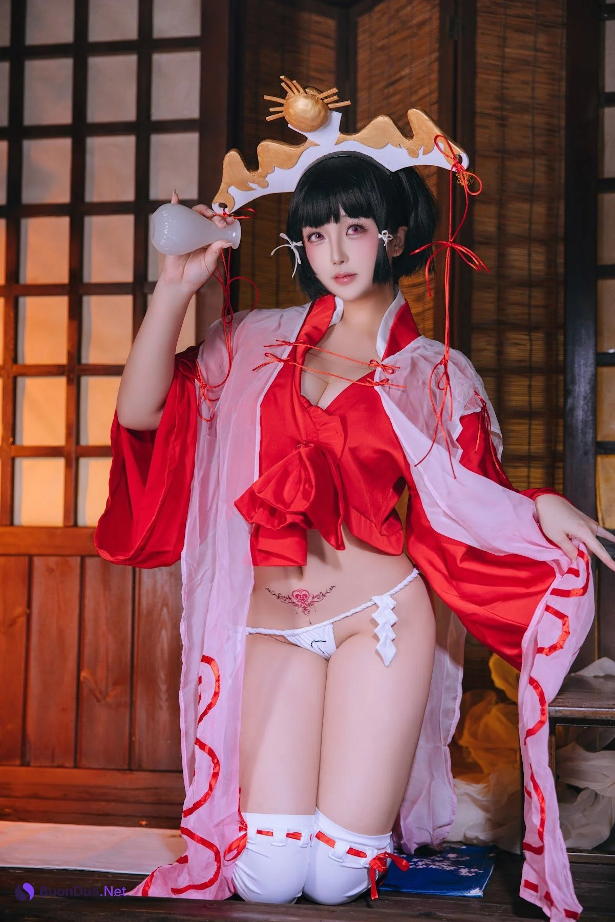 Coser@日奈娇 – 辉夜巫女 - 사진 5