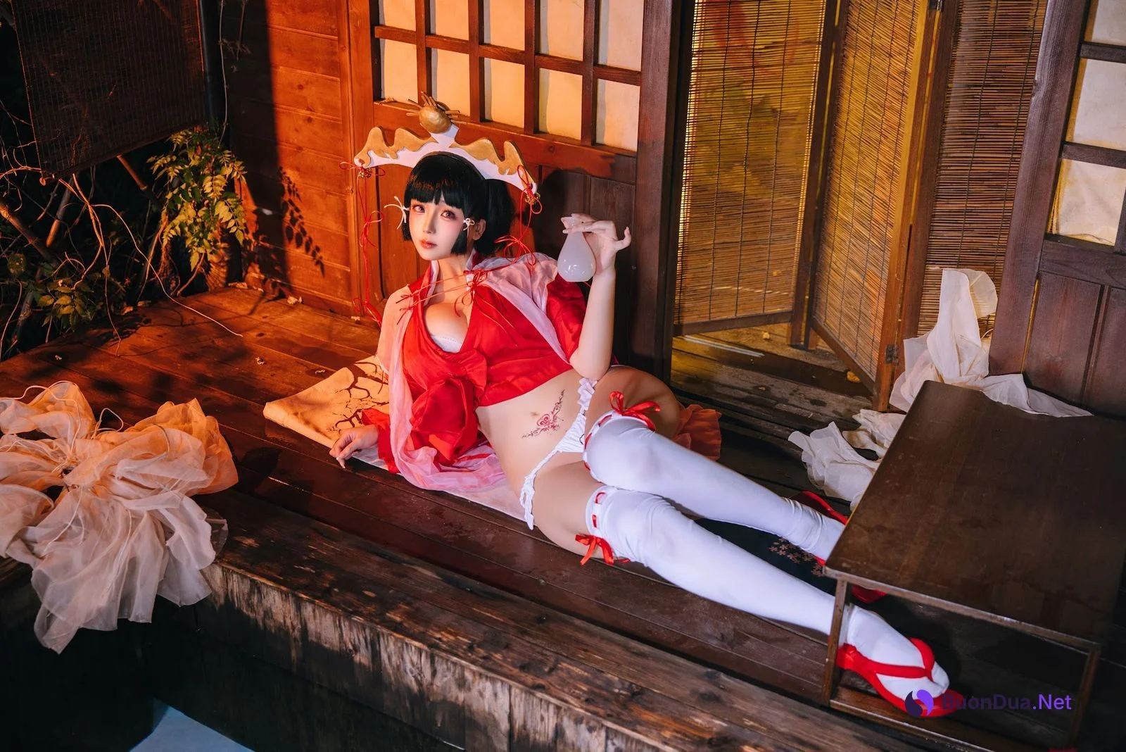 Coser@日奈娇 – 辉夜巫女 - 사진 6