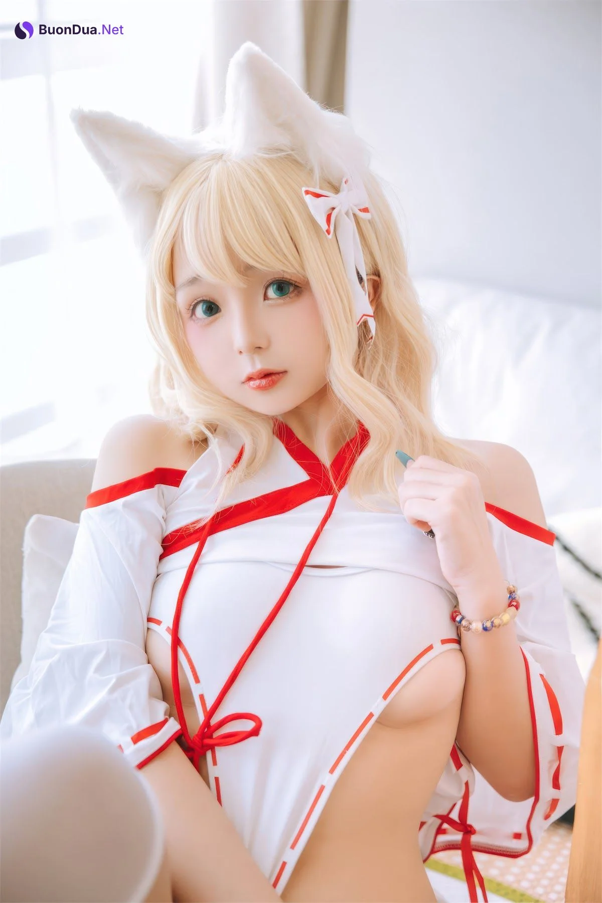 Coser@日奈娇 – 小狐狸巫女 - รูปภาพ 4
