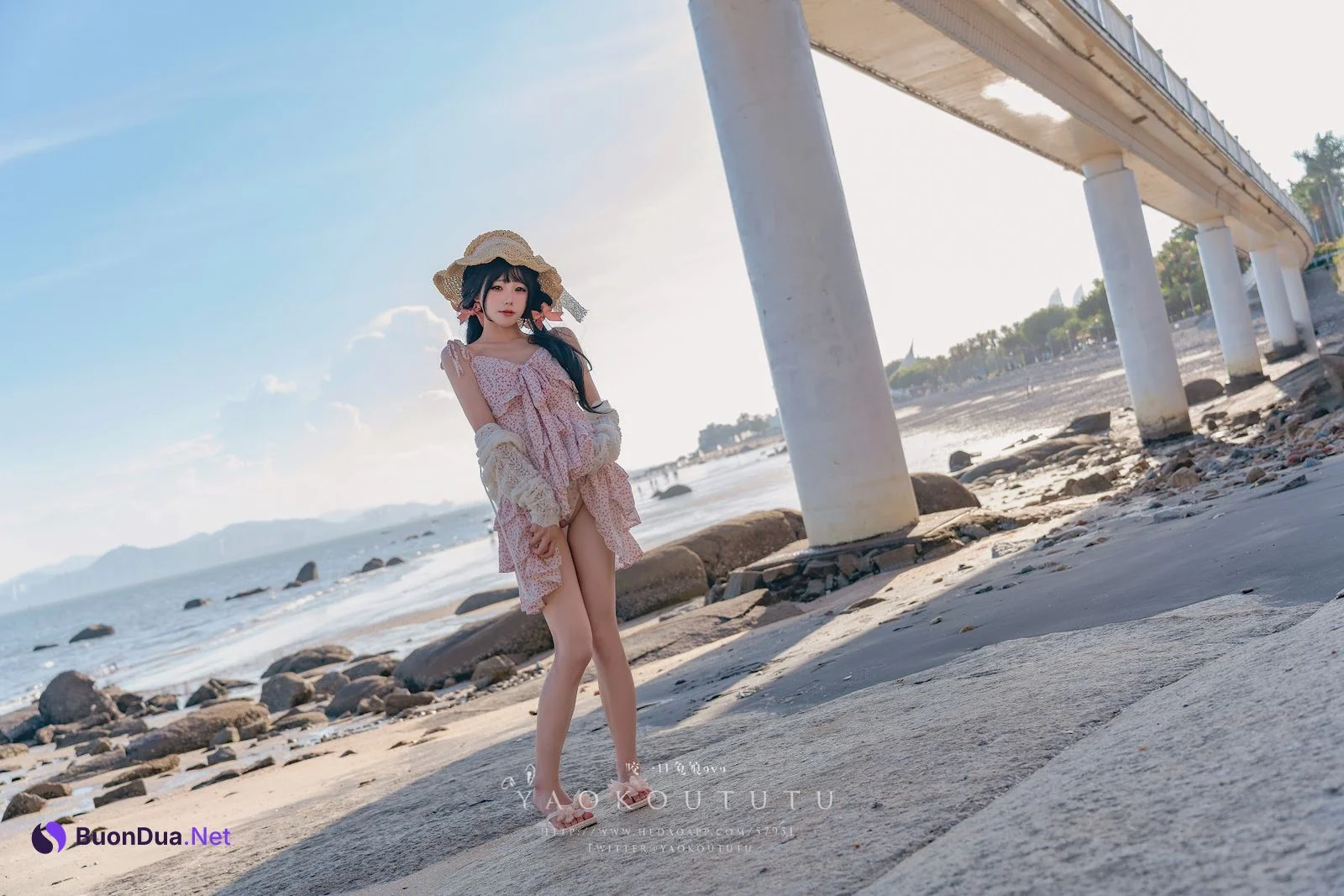 Coser@黏黏团子兔 – 邻家小妹&日不落 - 写真 13