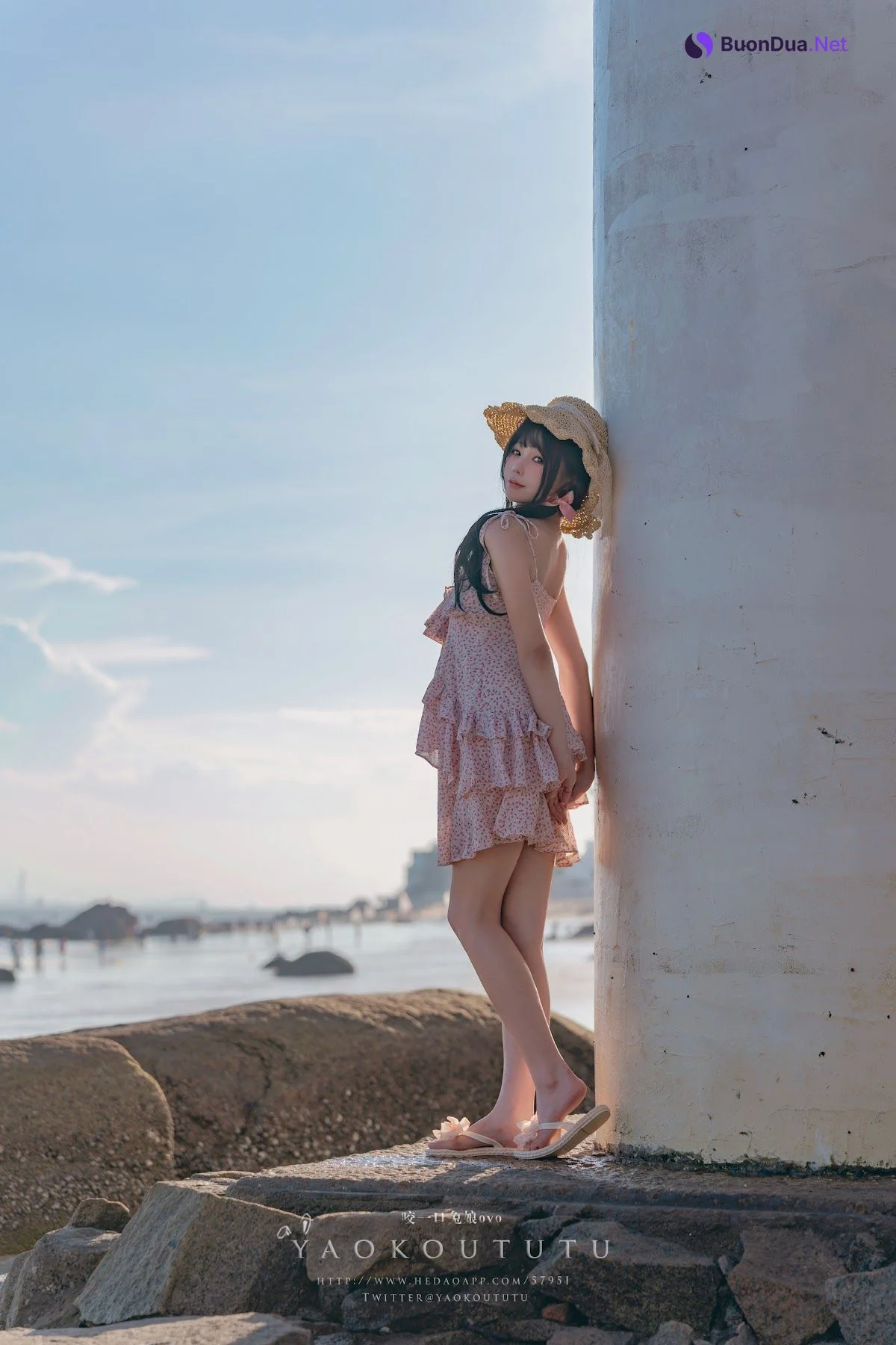 Coser@黏黏团子兔 – 邻家小妹&日不落 - 写真 15