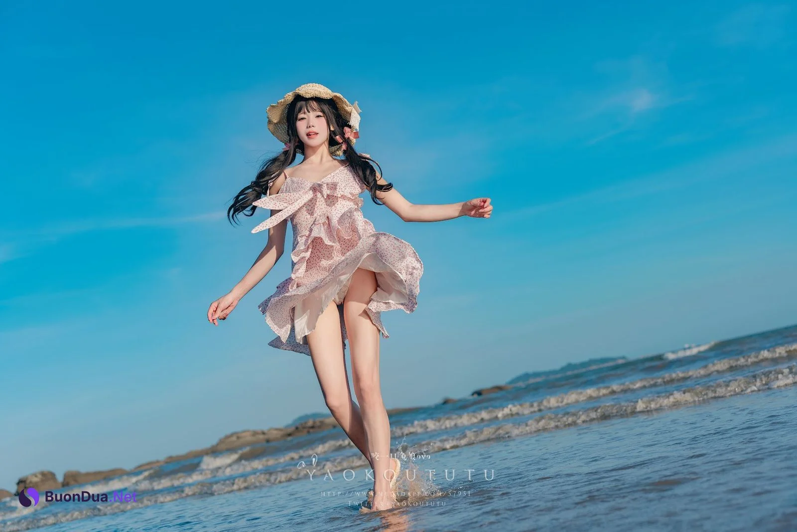 Coser@黏黏团子兔 – 邻家小妹&日不落 - 写真 19