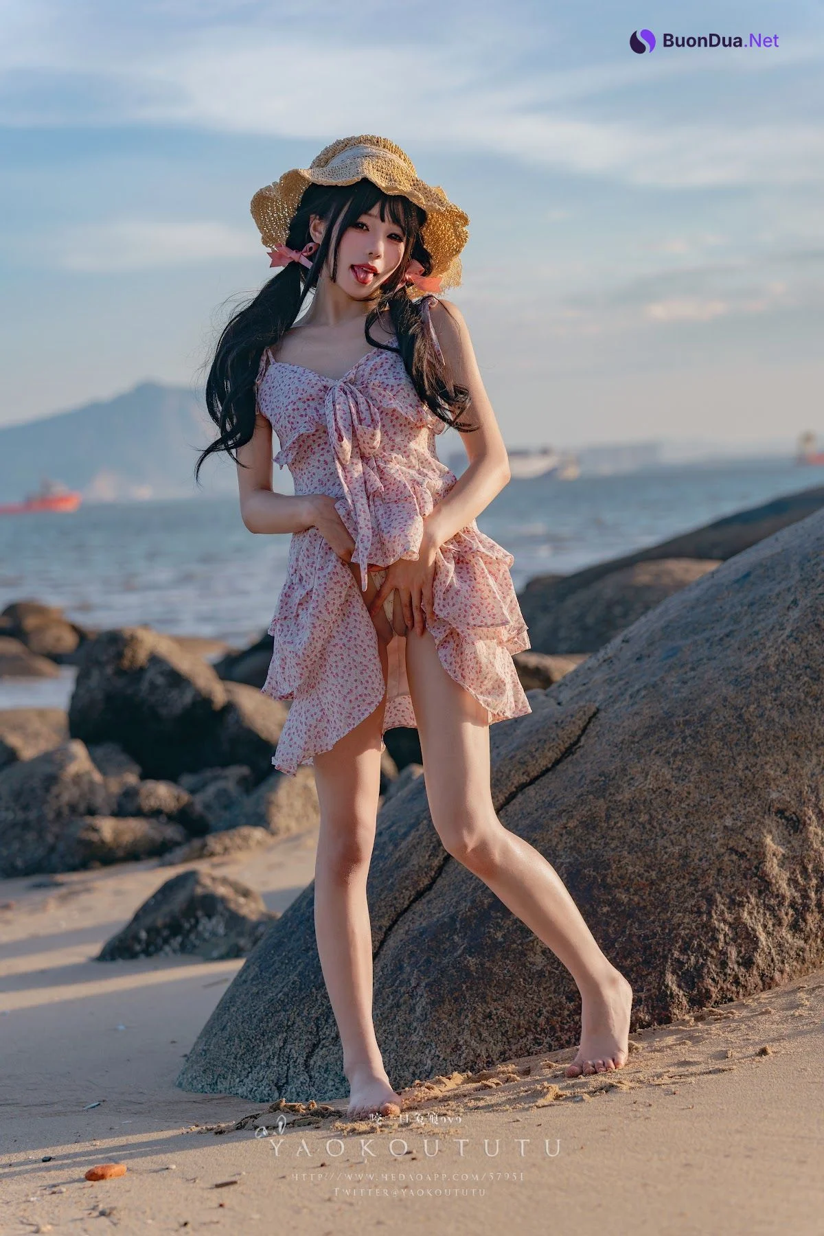 Coser@黏黏团子兔 – 邻家小妹&日不落 - รูปภาพ 28